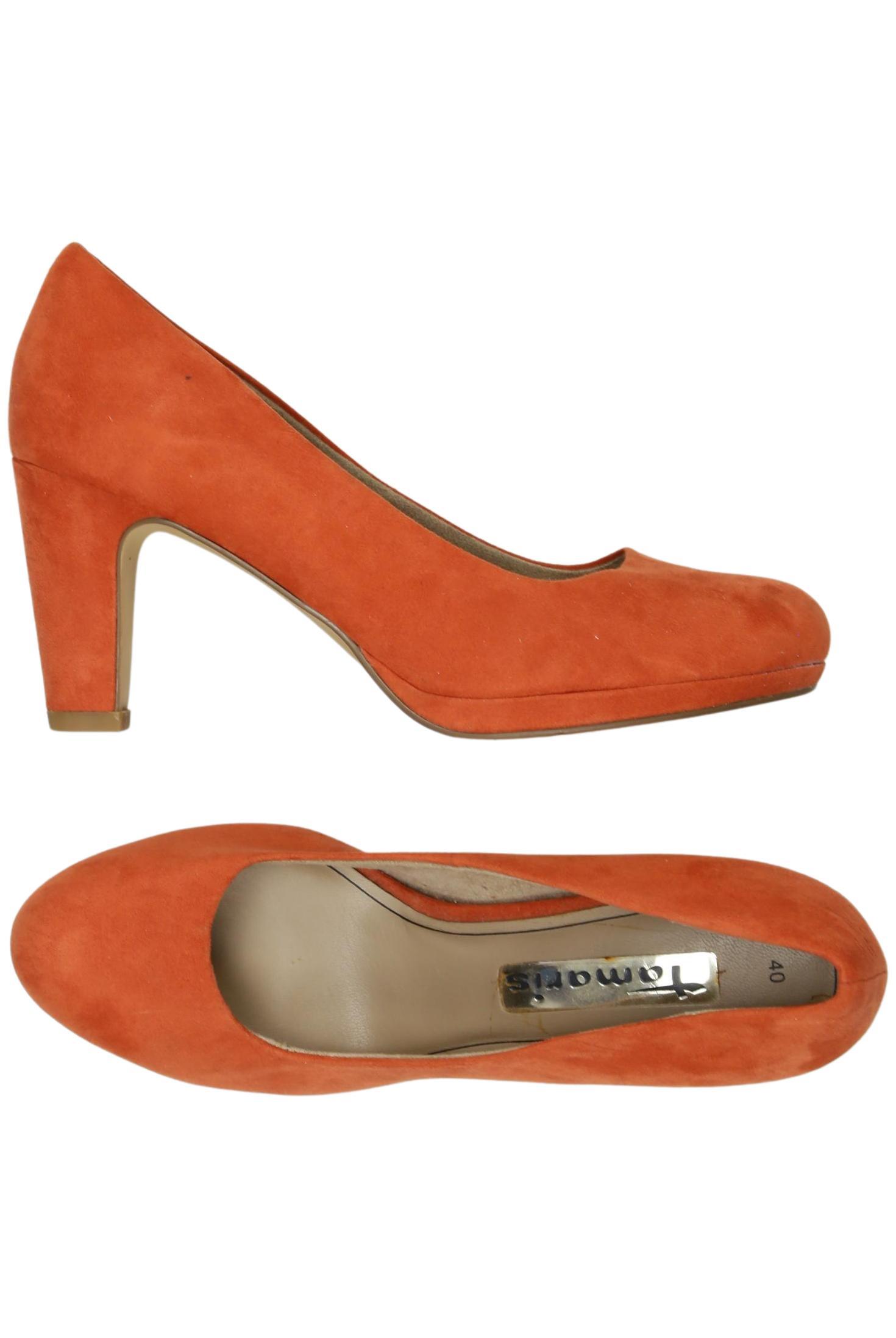 

Tamaris Damen Pumps, orange, Gr. 40