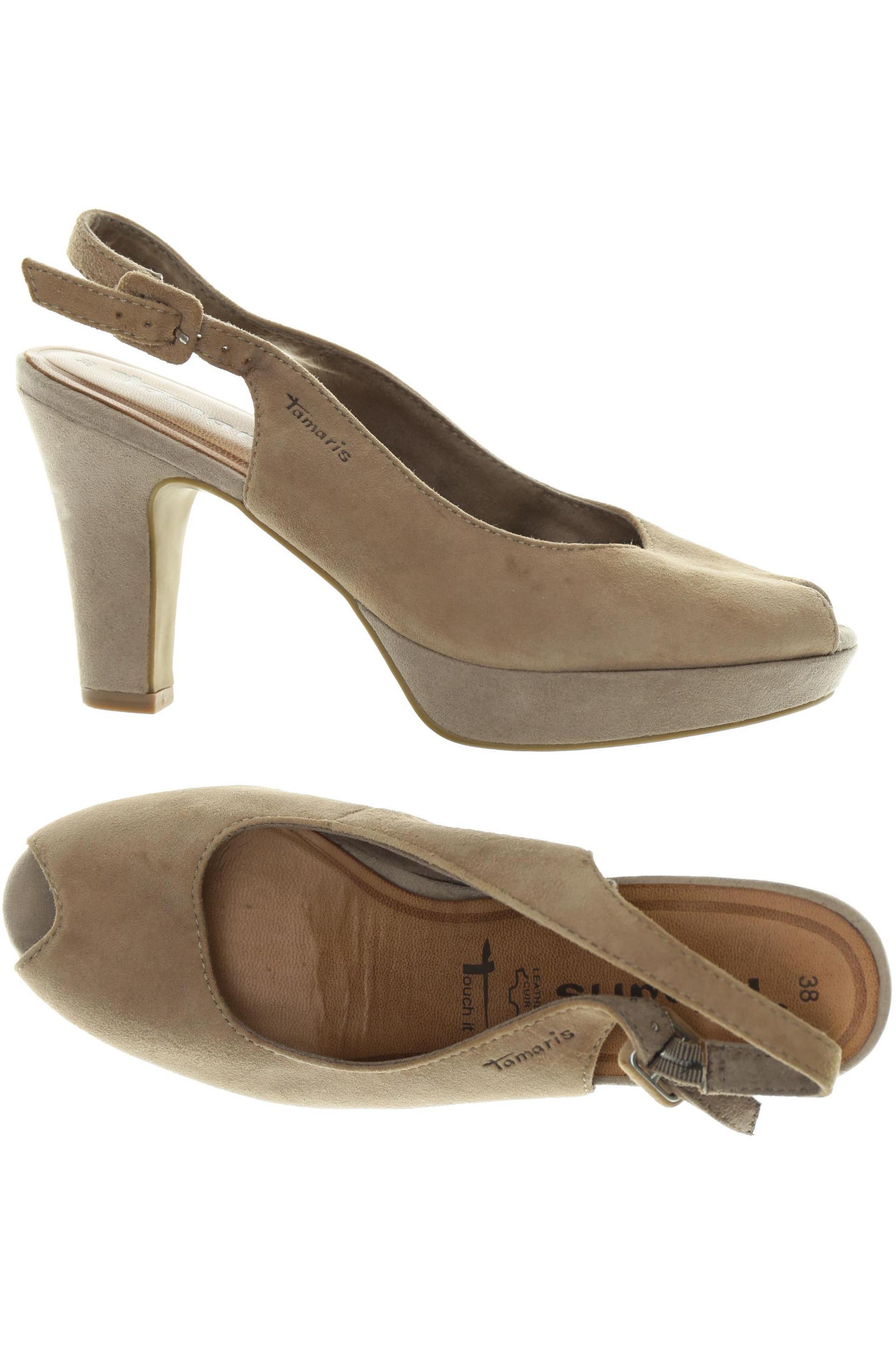 

Tamaris Damen Sandale, beige, Gr. 38