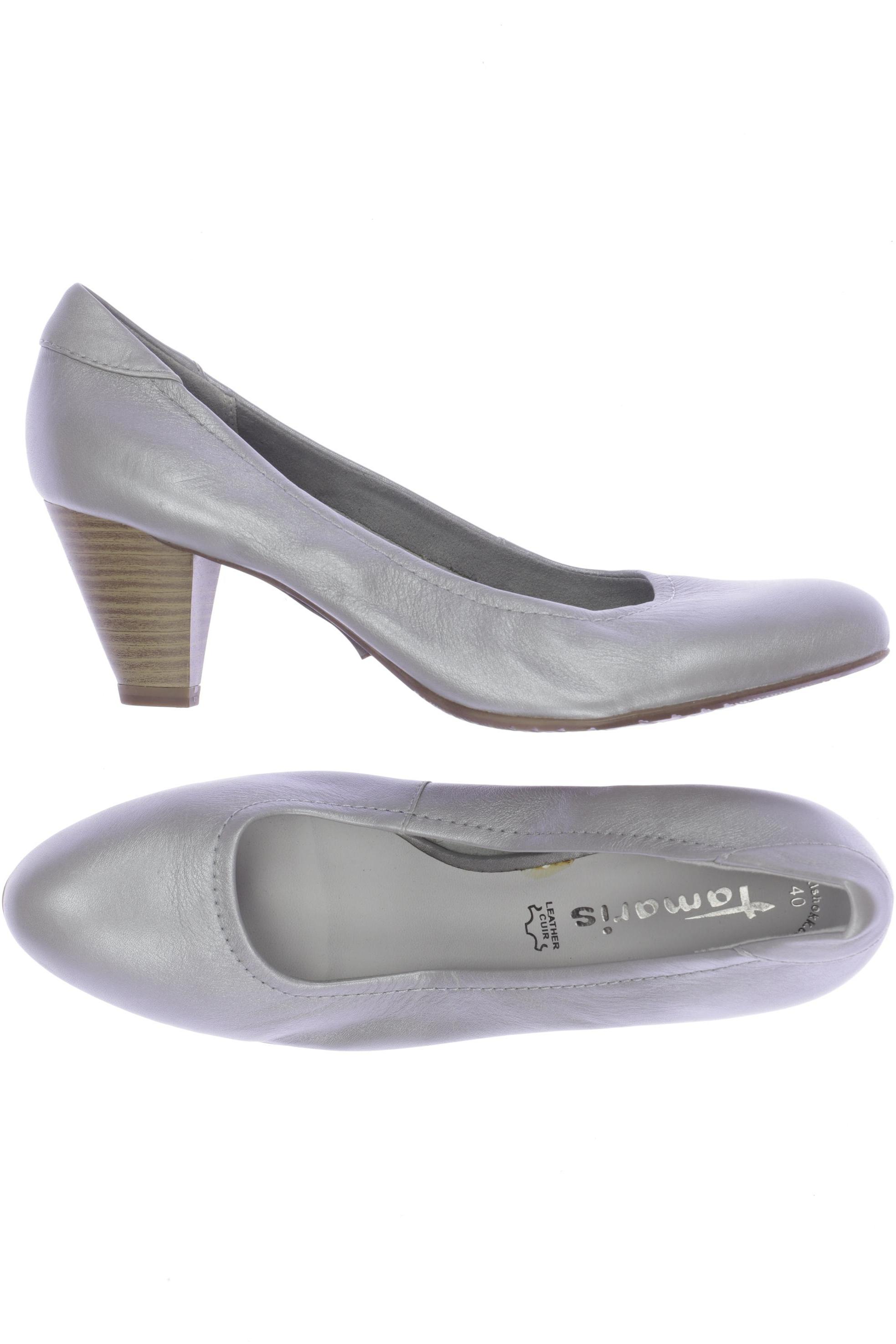 

Tamaris Damen Pumps, silber, Gr. 40