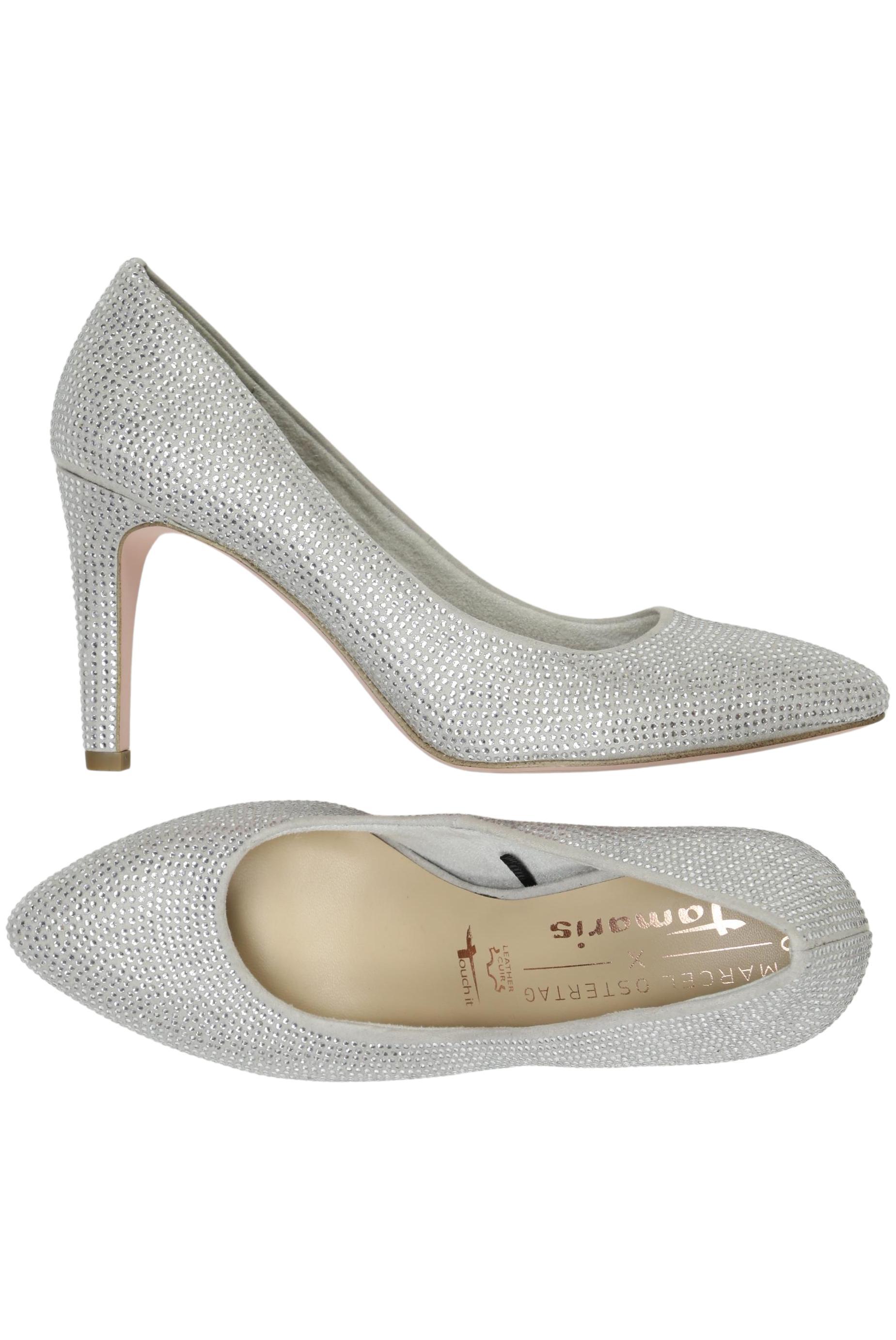 

Tamaris Damen Pumps, silber, Gr. 40