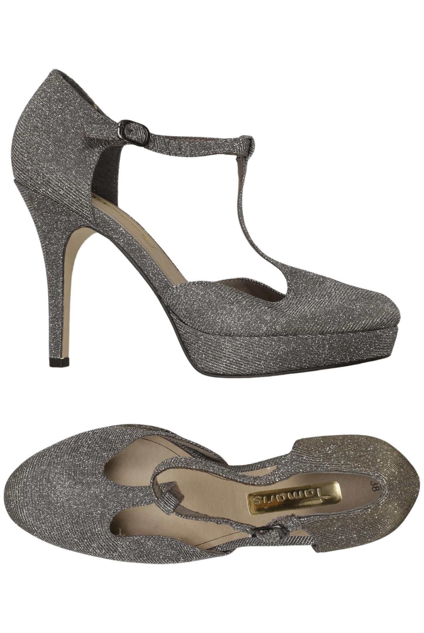 

Tamaris Damen Pumps, silber, Gr. 38
