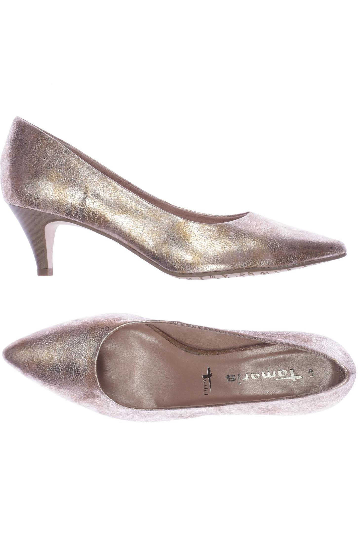 

Tamaris Damen Pumps, gold, Gr. 41