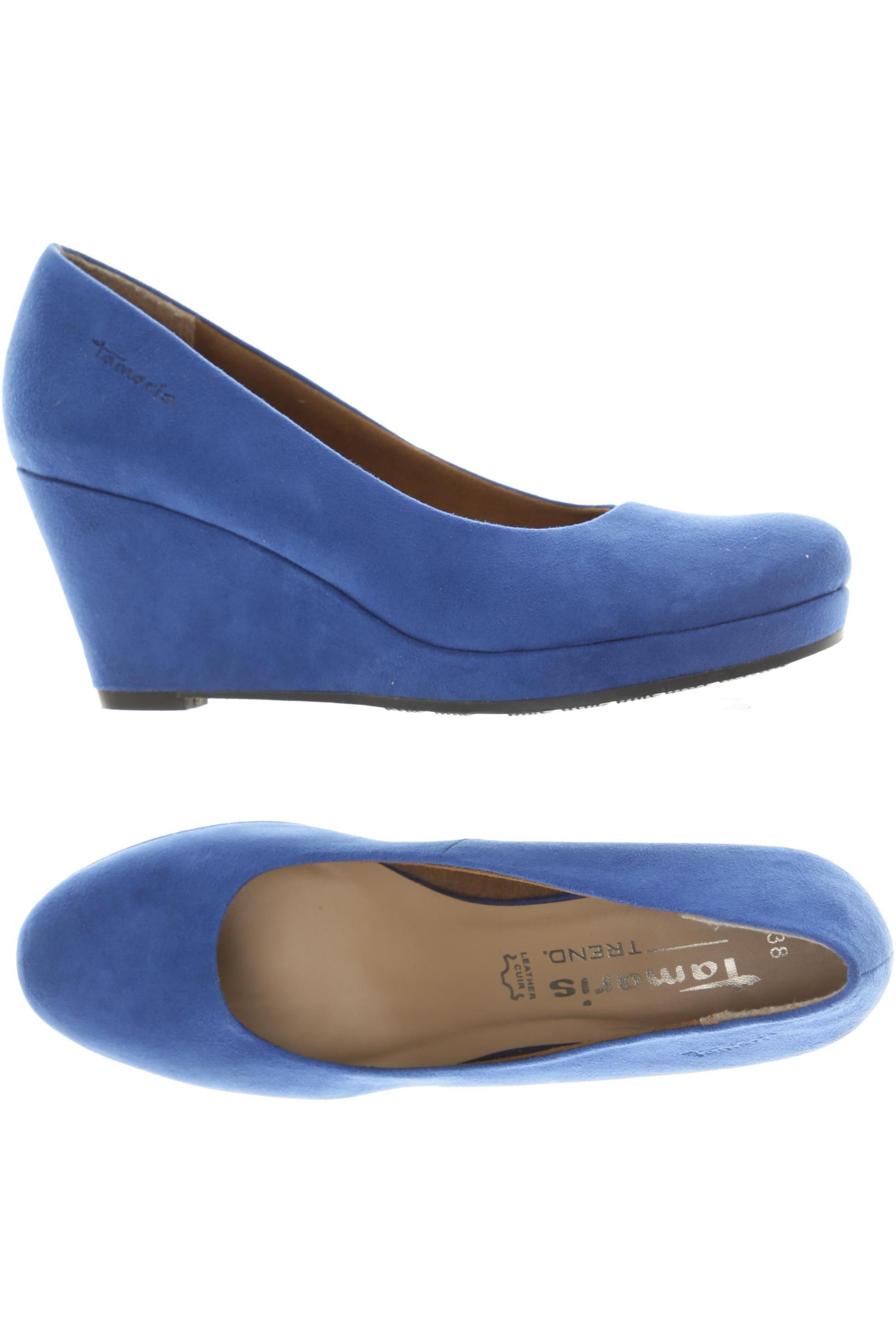 

Tamaris Damen Pumps, blau, Gr. 38