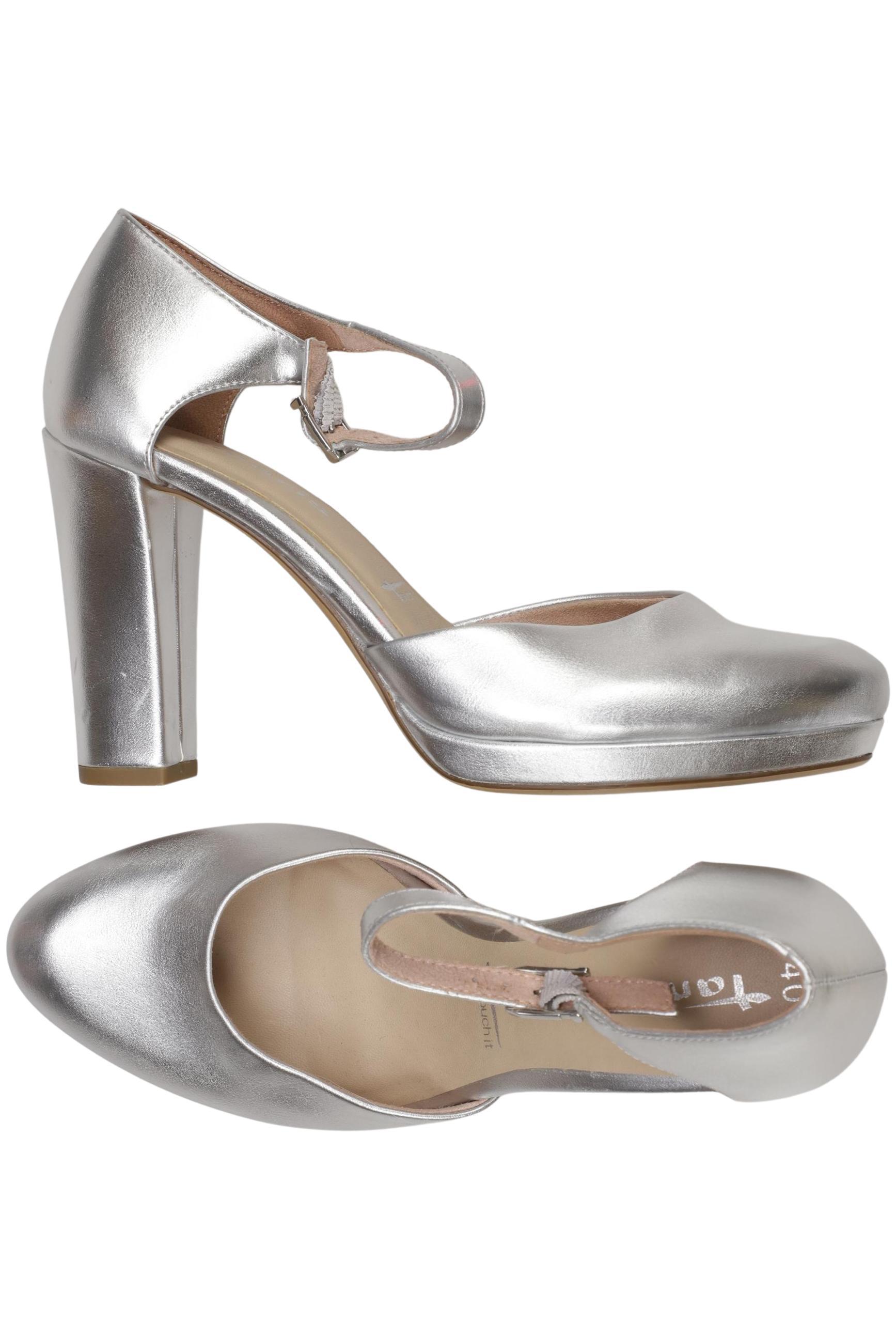 

Tamaris Damen Pumps, silber, Gr. 40