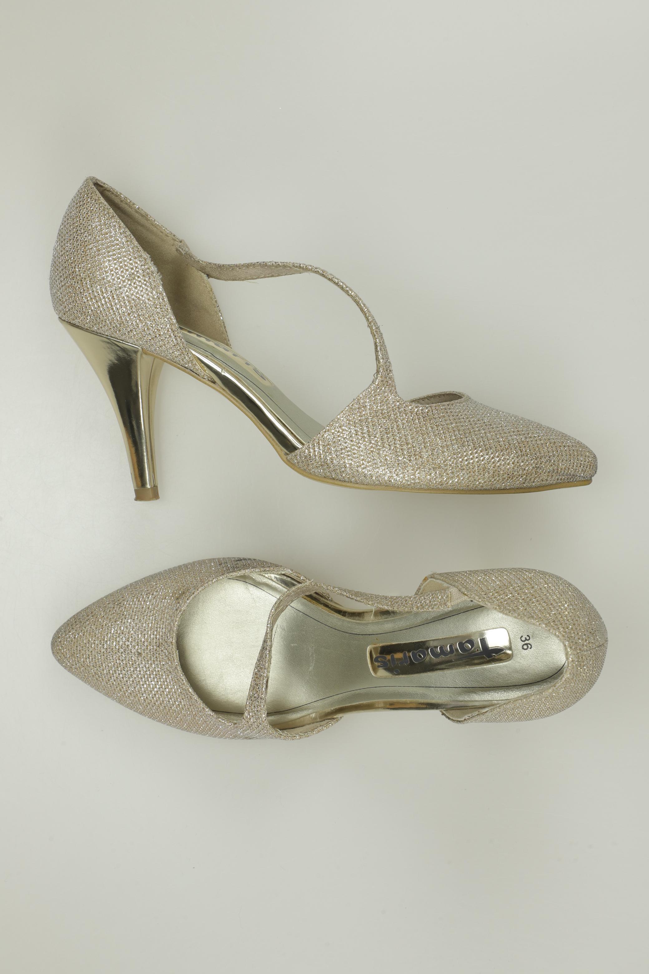 

Tamaris Damen Pumps, gold, Gr. 36