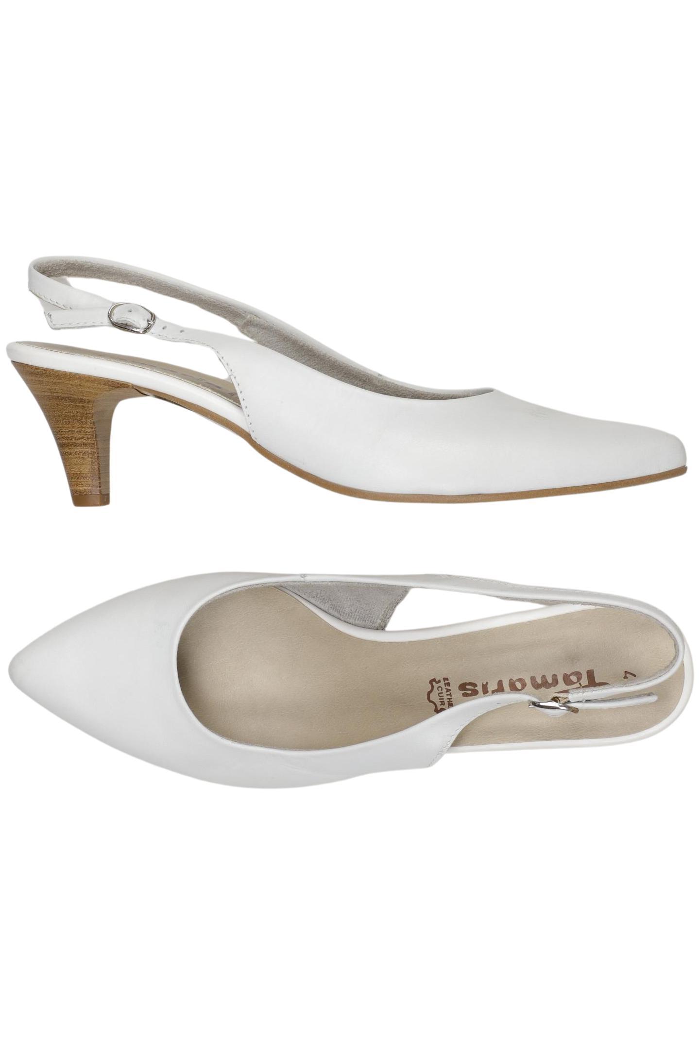 

Tamaris Damen Pumps, weiß, Gr. 41