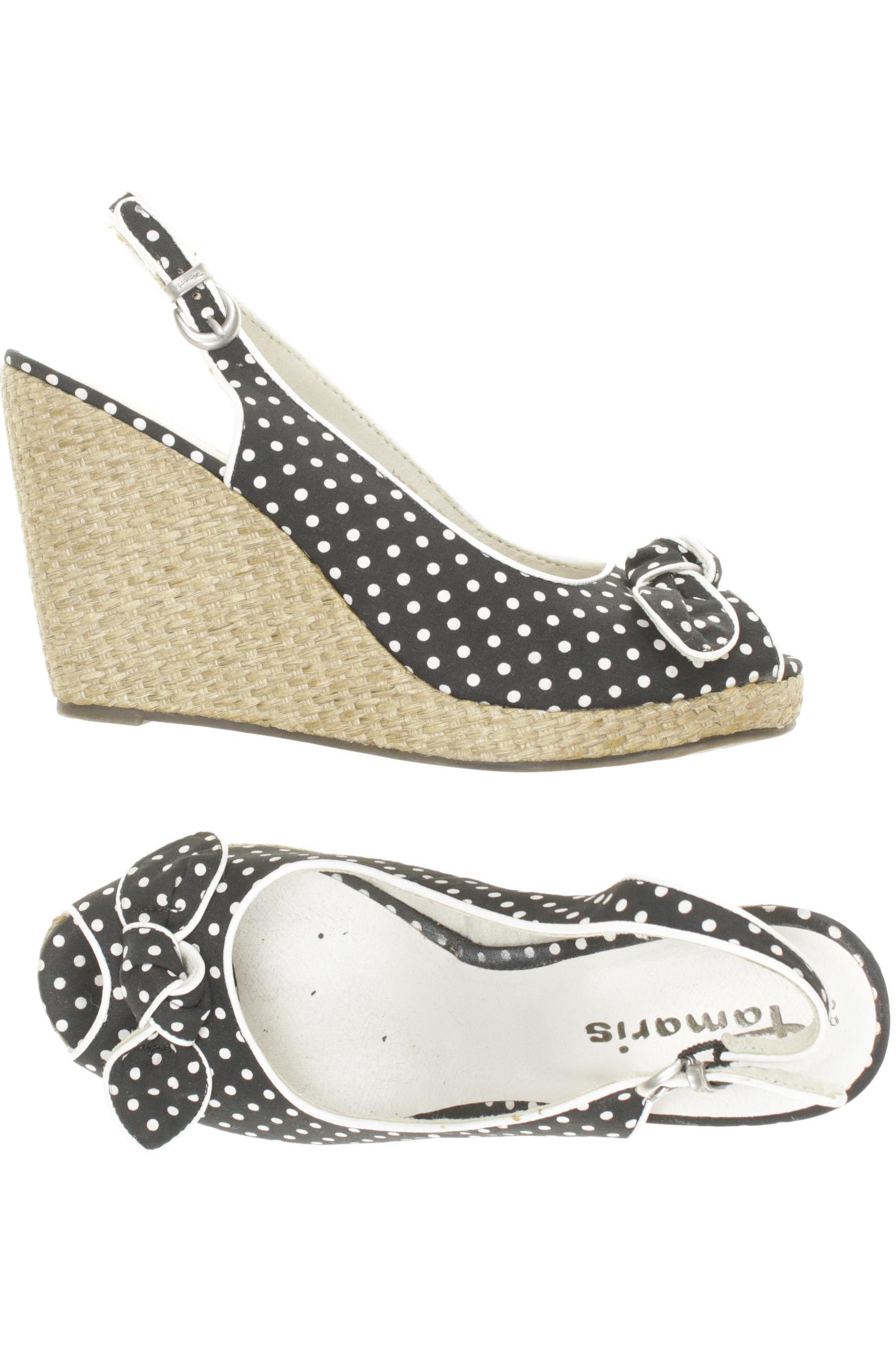 

Tamaris Damen Sandale, schwarz, Gr. 38