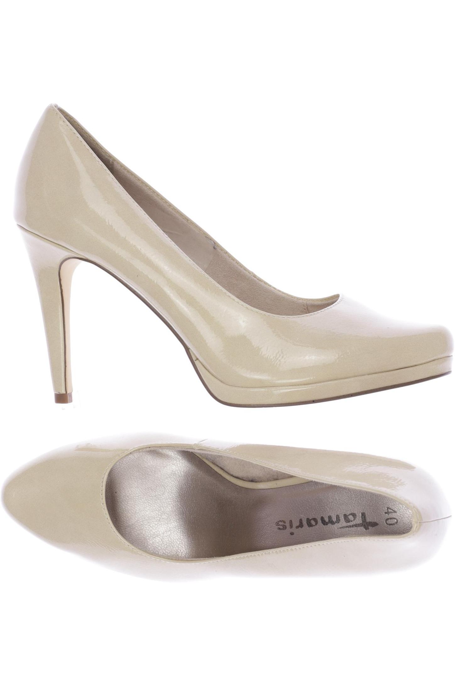 

Tamaris Damen Pumps, cremeweiß