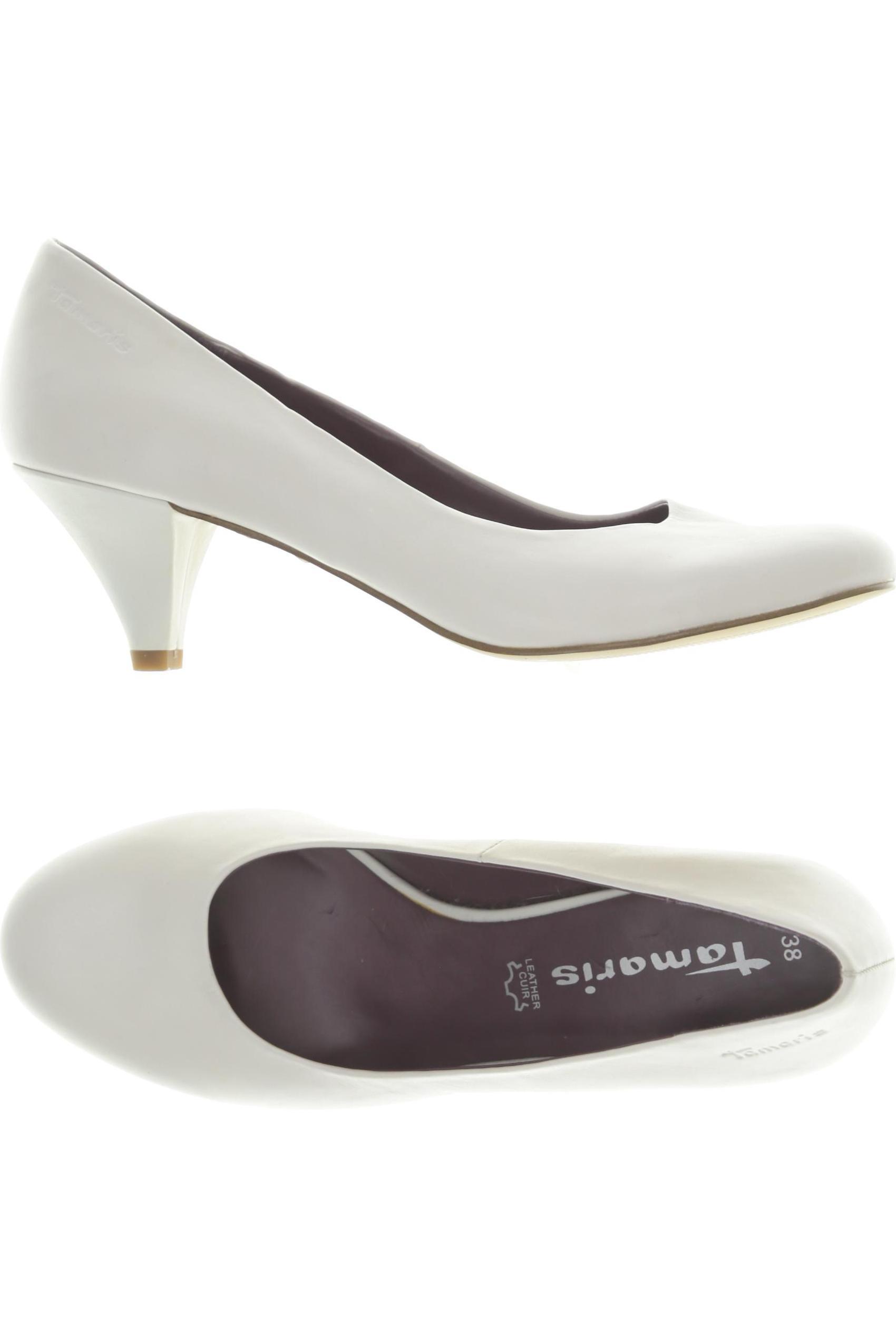 

Tamaris Damen Pumps, weiß, Gr. 38