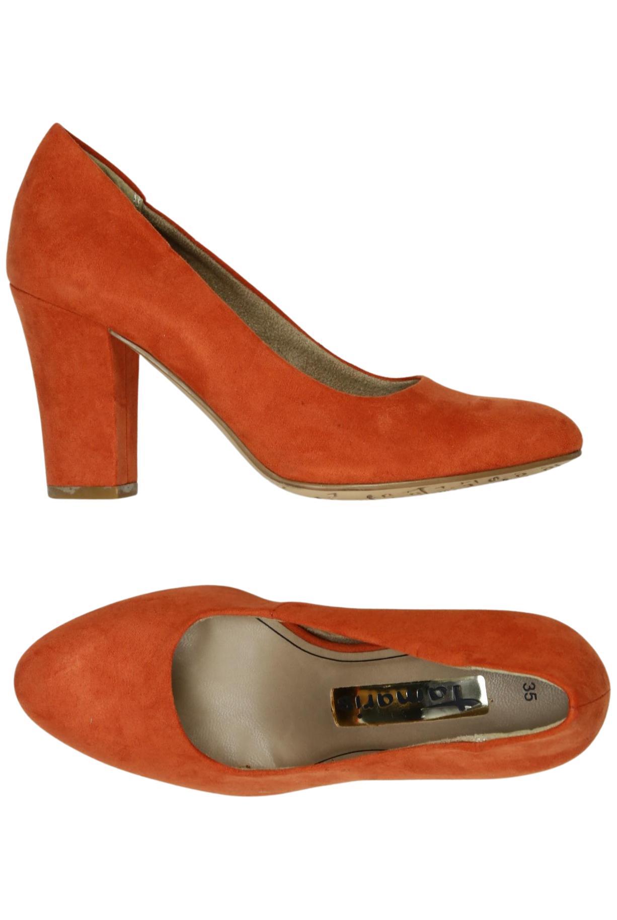 

Tamaris Damen Pumps, orange, Gr. 35