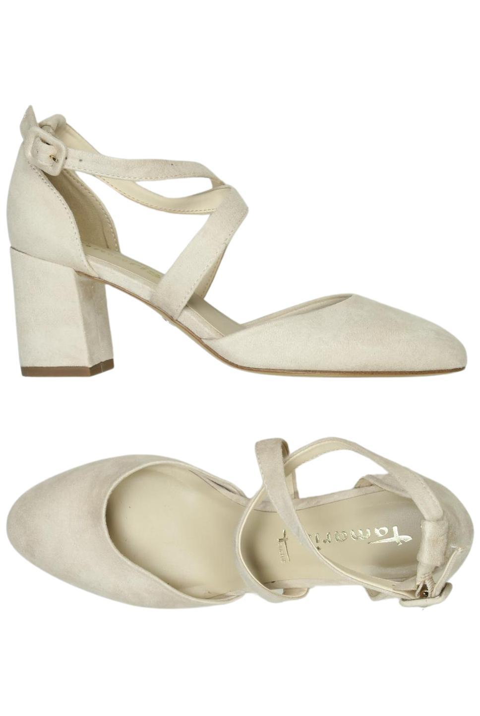 

Tamaris Damen Pumps, cremeweiß, Gr. 38