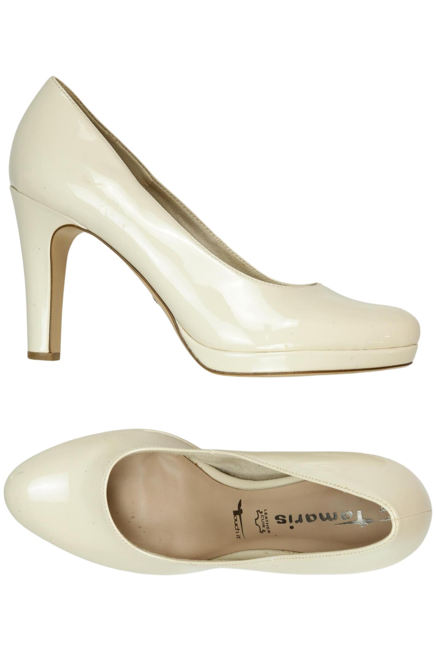

Tamaris Damen Pumps, cremeweiß, Gr. 41
