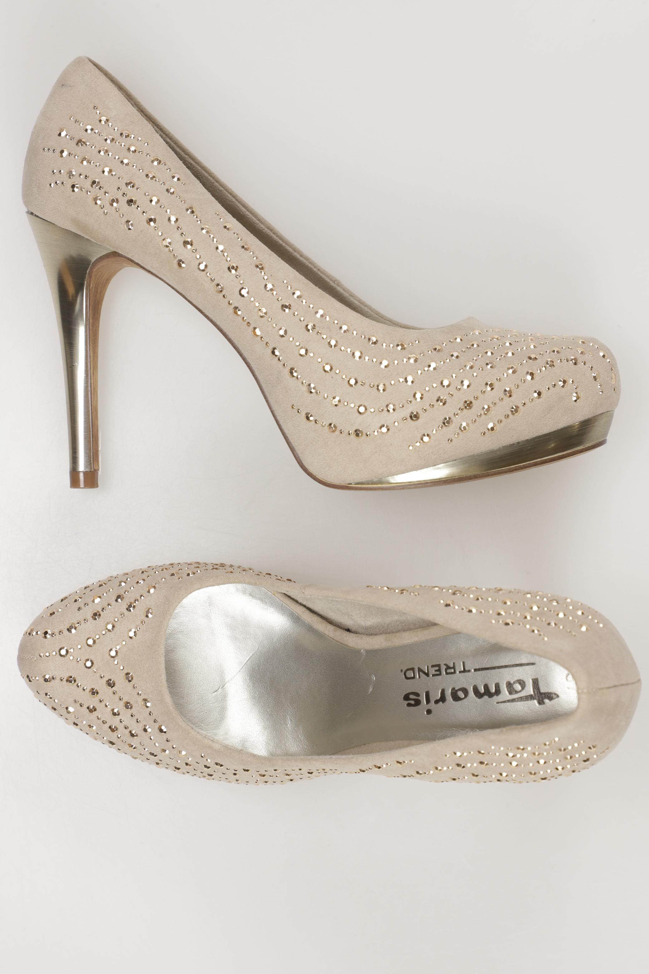 

Tamaris Damen Pumps, beige, Gr. 37