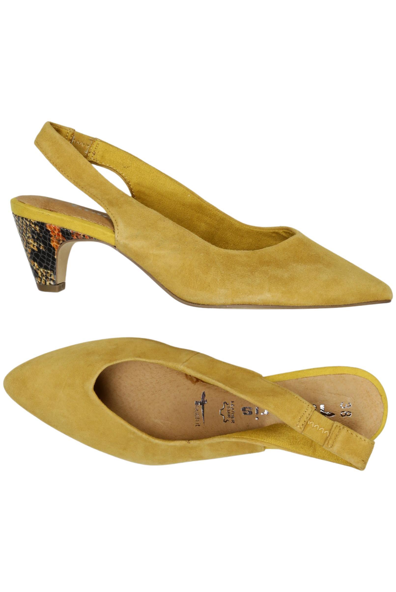 

Tamaris Damen Pumps, gelb, Gr. 38