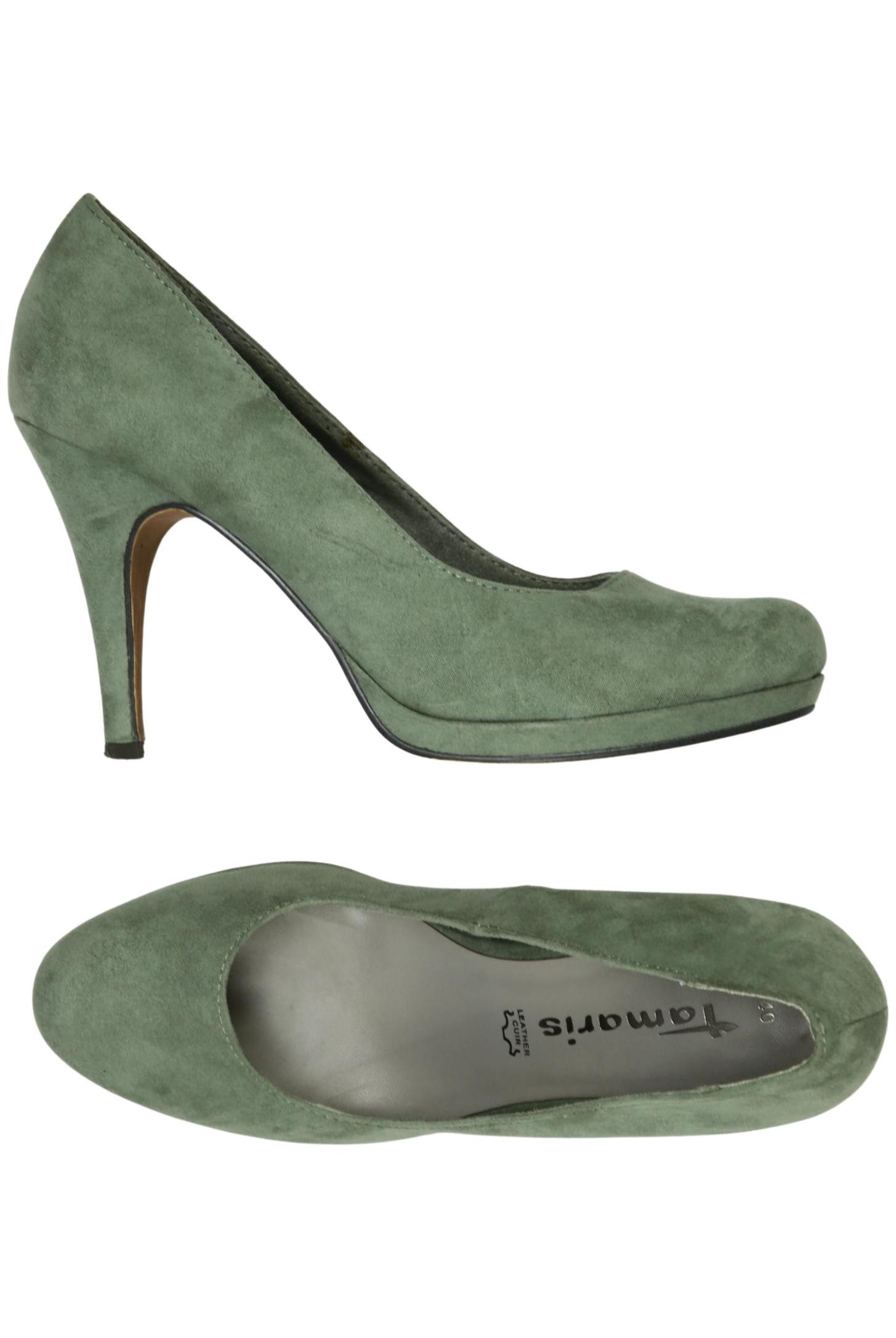 Thumbnail - Tamaris Damen Pumps, grün, Gr. 40
