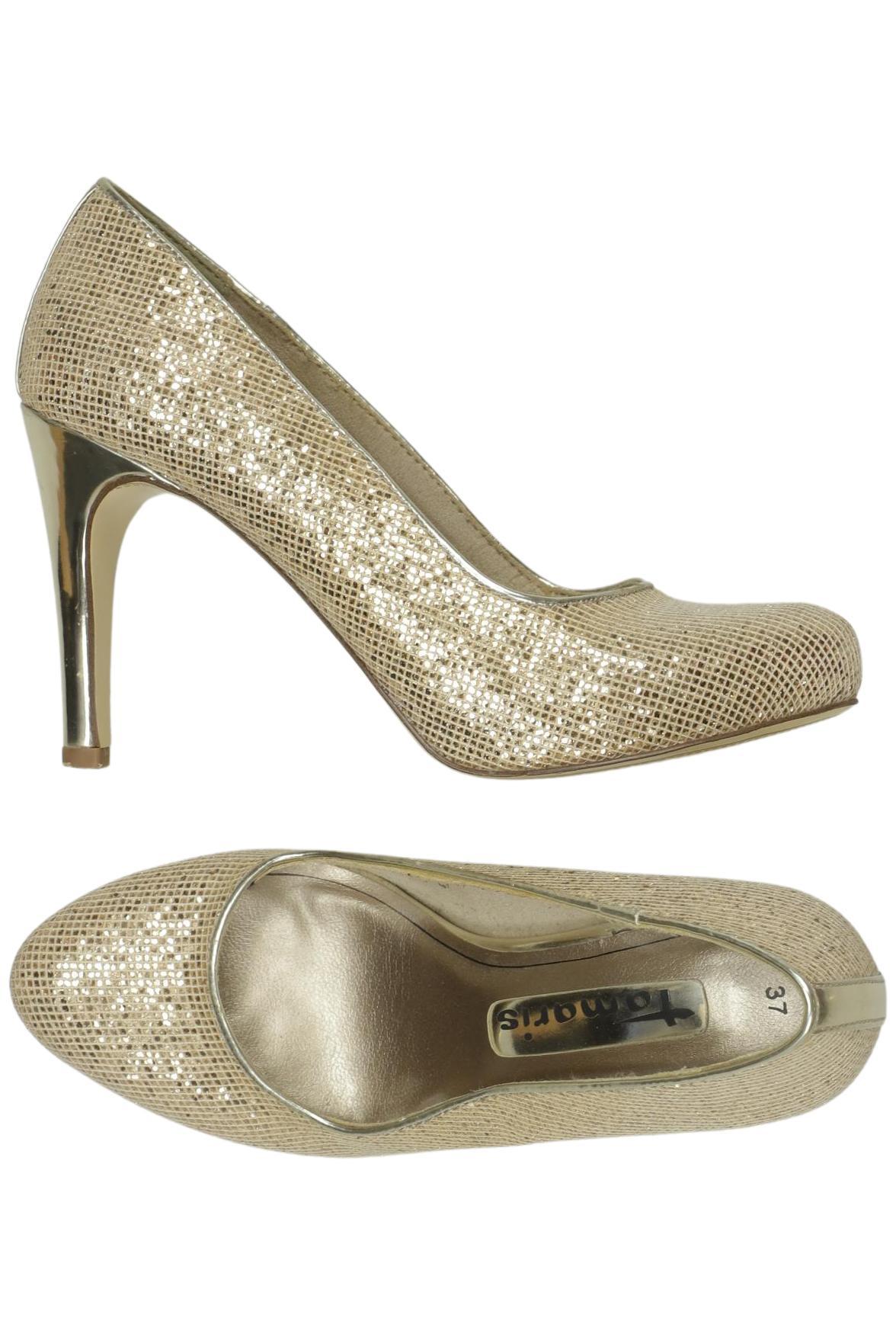 

Tamaris Damen Pumps, gold, Gr. 37