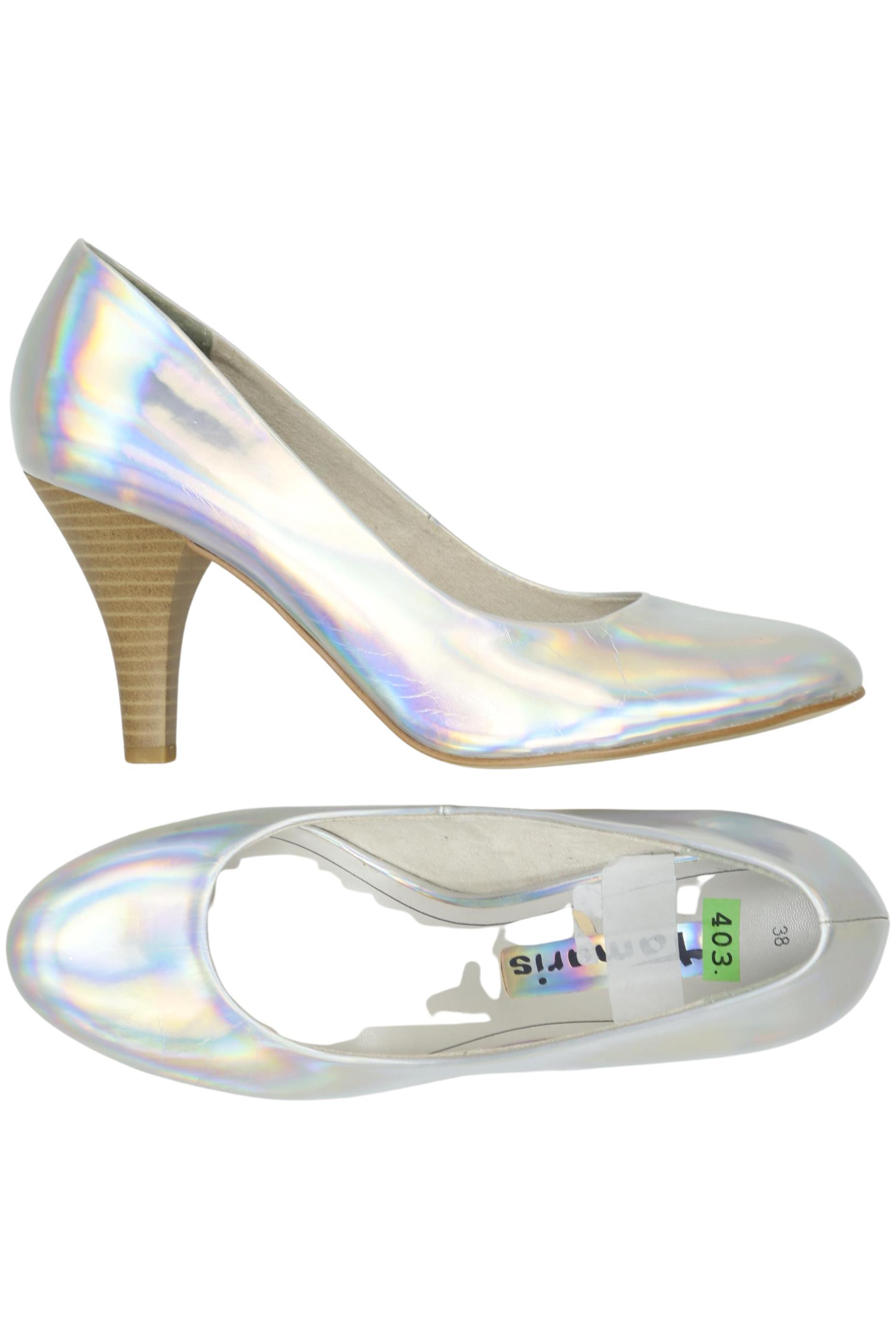 

Tamaris Damen Pumps, silber, Gr. 38