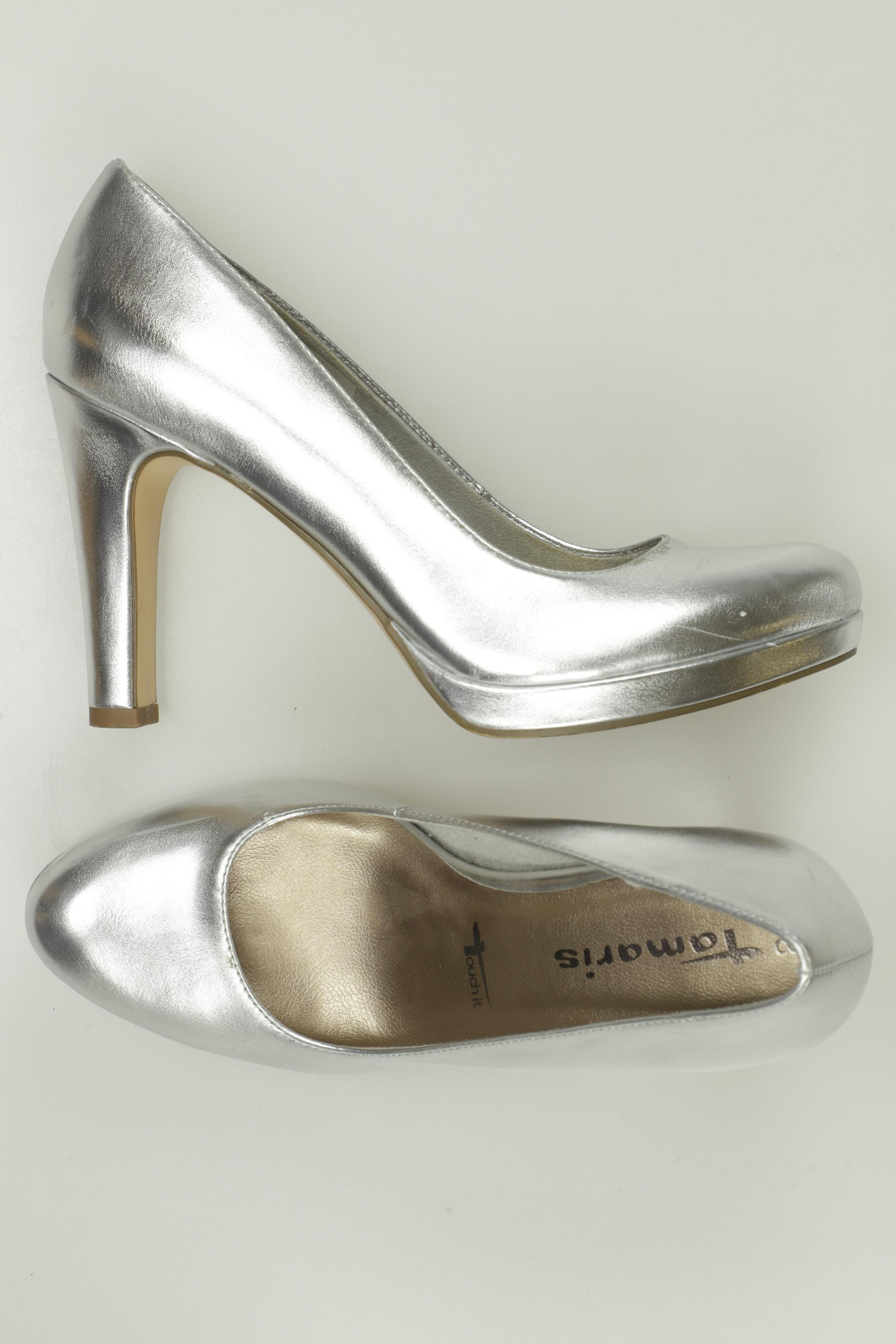 

Tamaris Damen Pumps, silber, Gr. 38