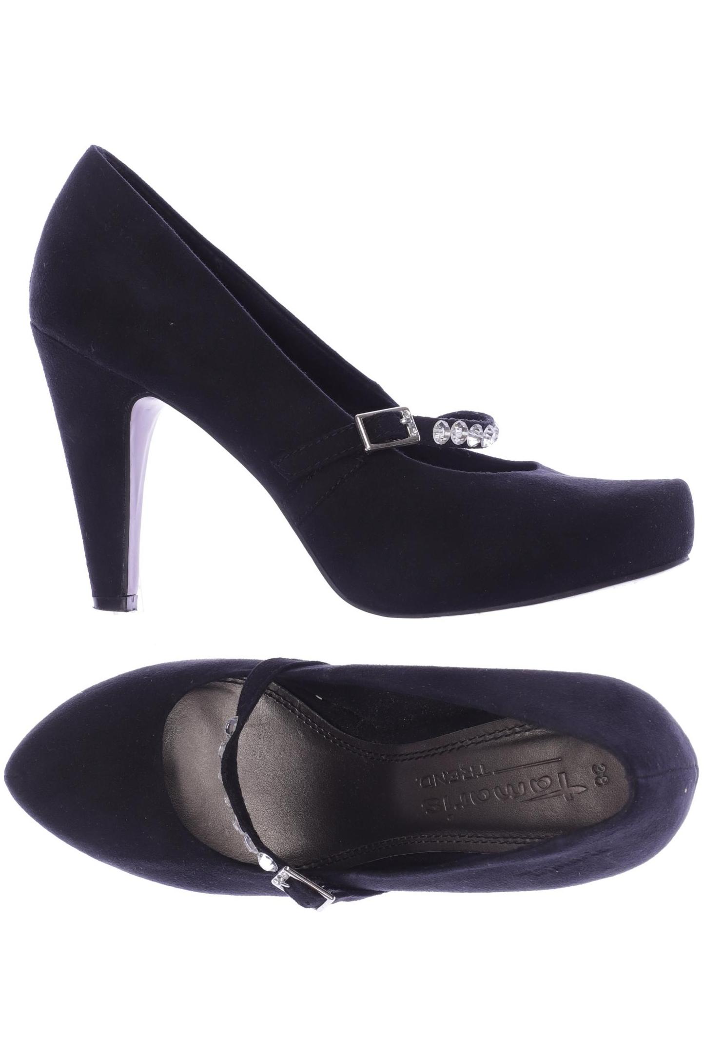 

Tamaris Damen Pumps, schwarz, Gr. 38