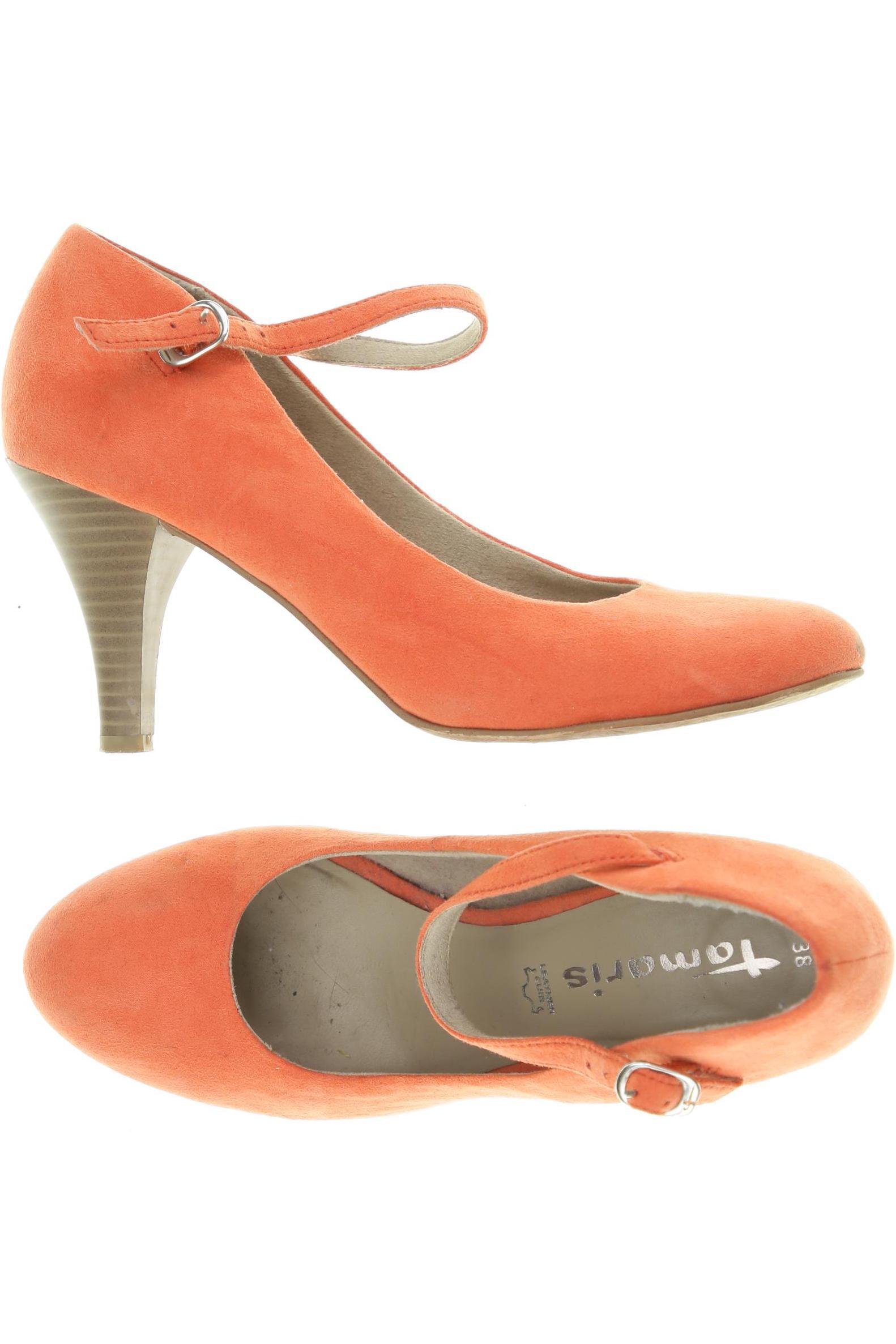 

Tamaris Damen Pumps, orange, Gr. 38