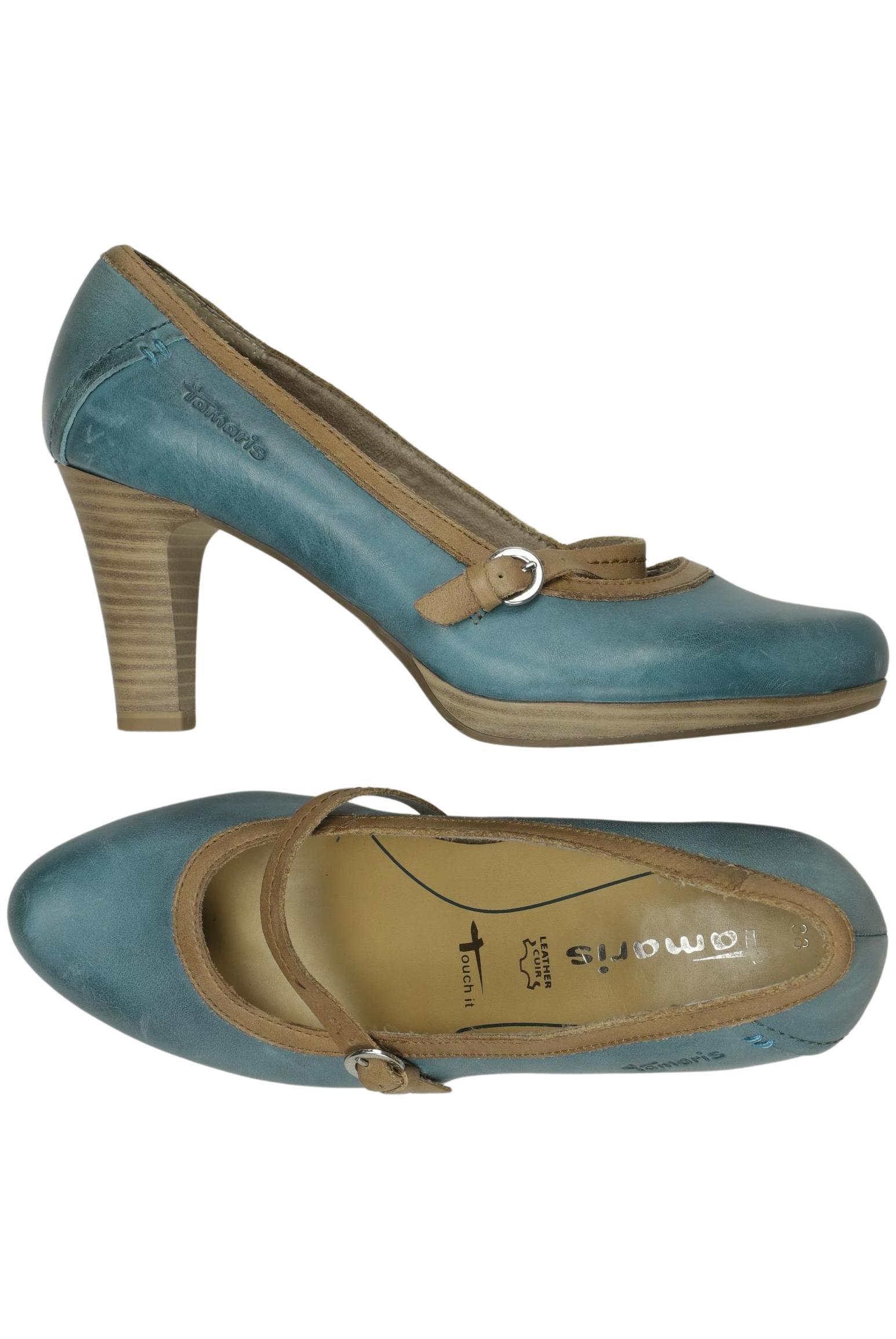 

Tamaris Damen Pumps, türkis, Gr. 38