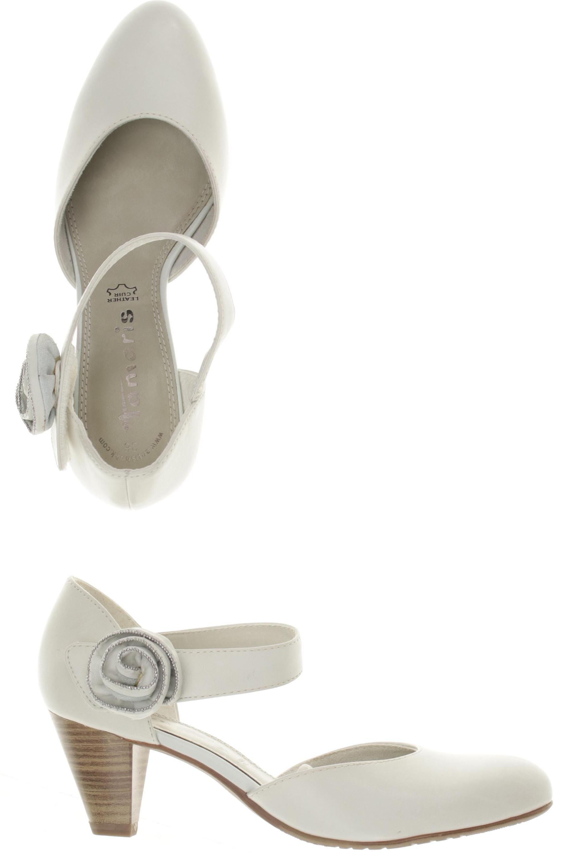 

Tamaris Damen Pumps, weiß, Gr. 36