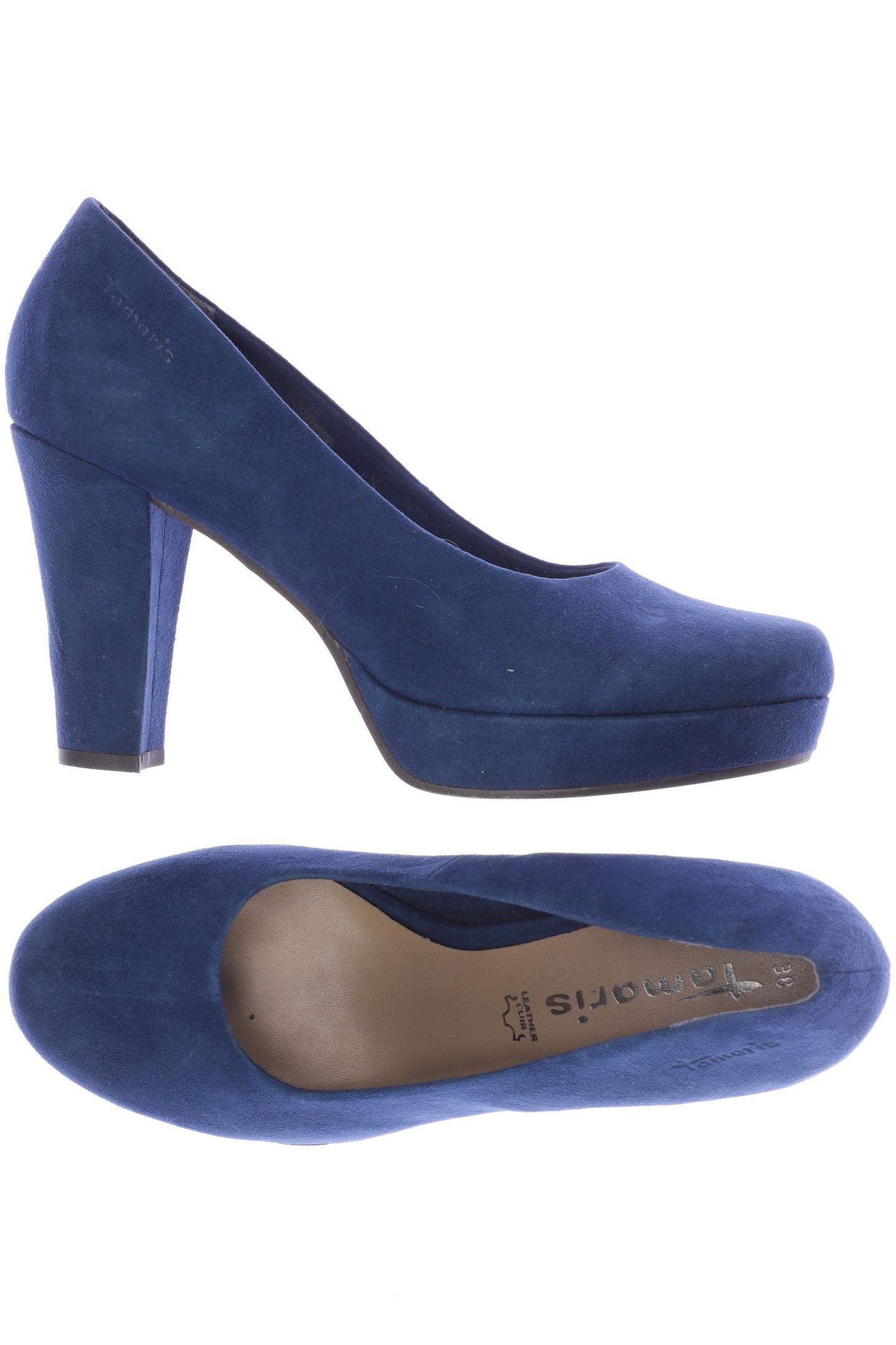 

Tamaris Damen Pumps, blau, Gr. 38