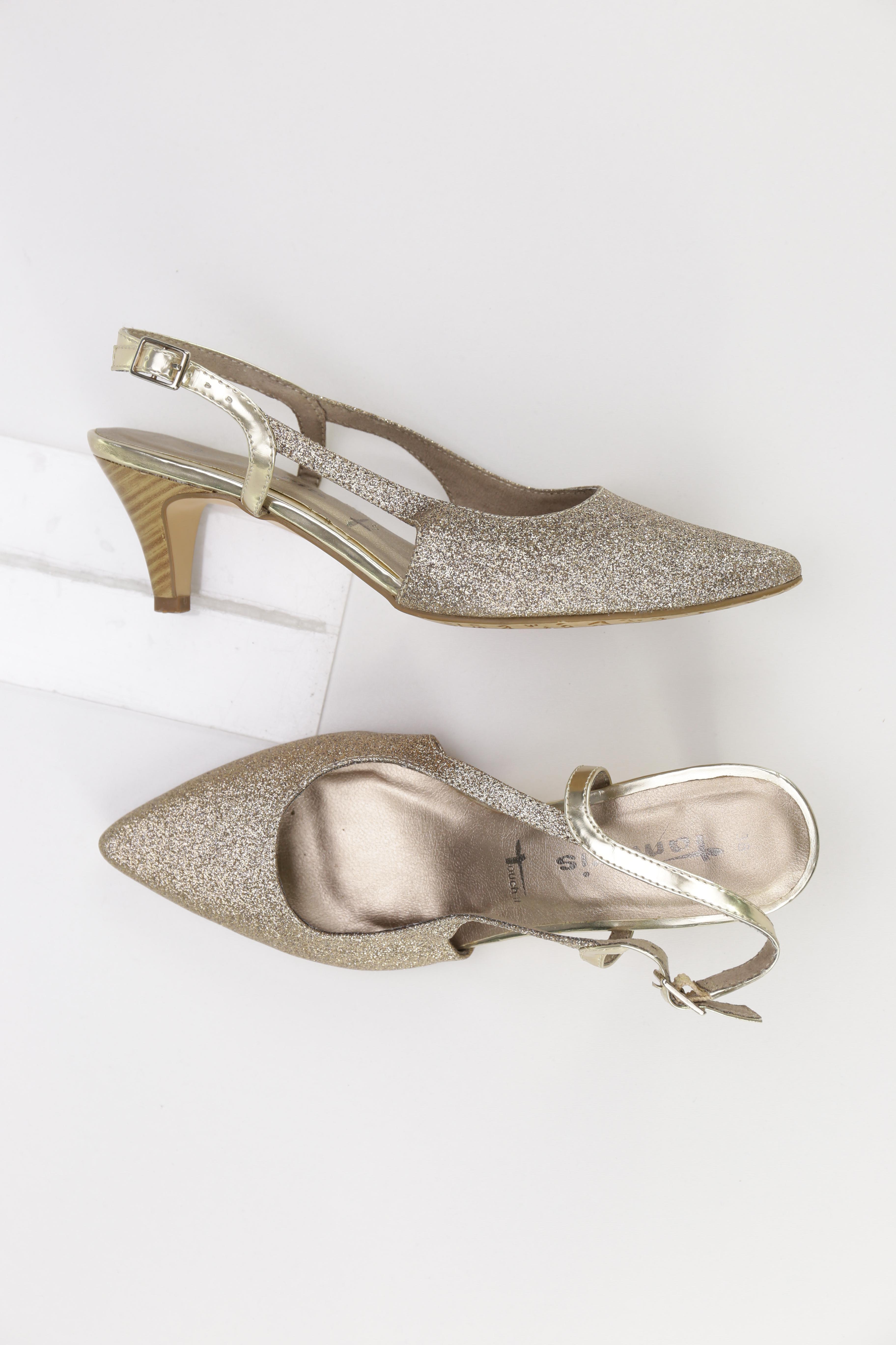 

Tamaris Damen Sandale, beige, Gr. 38