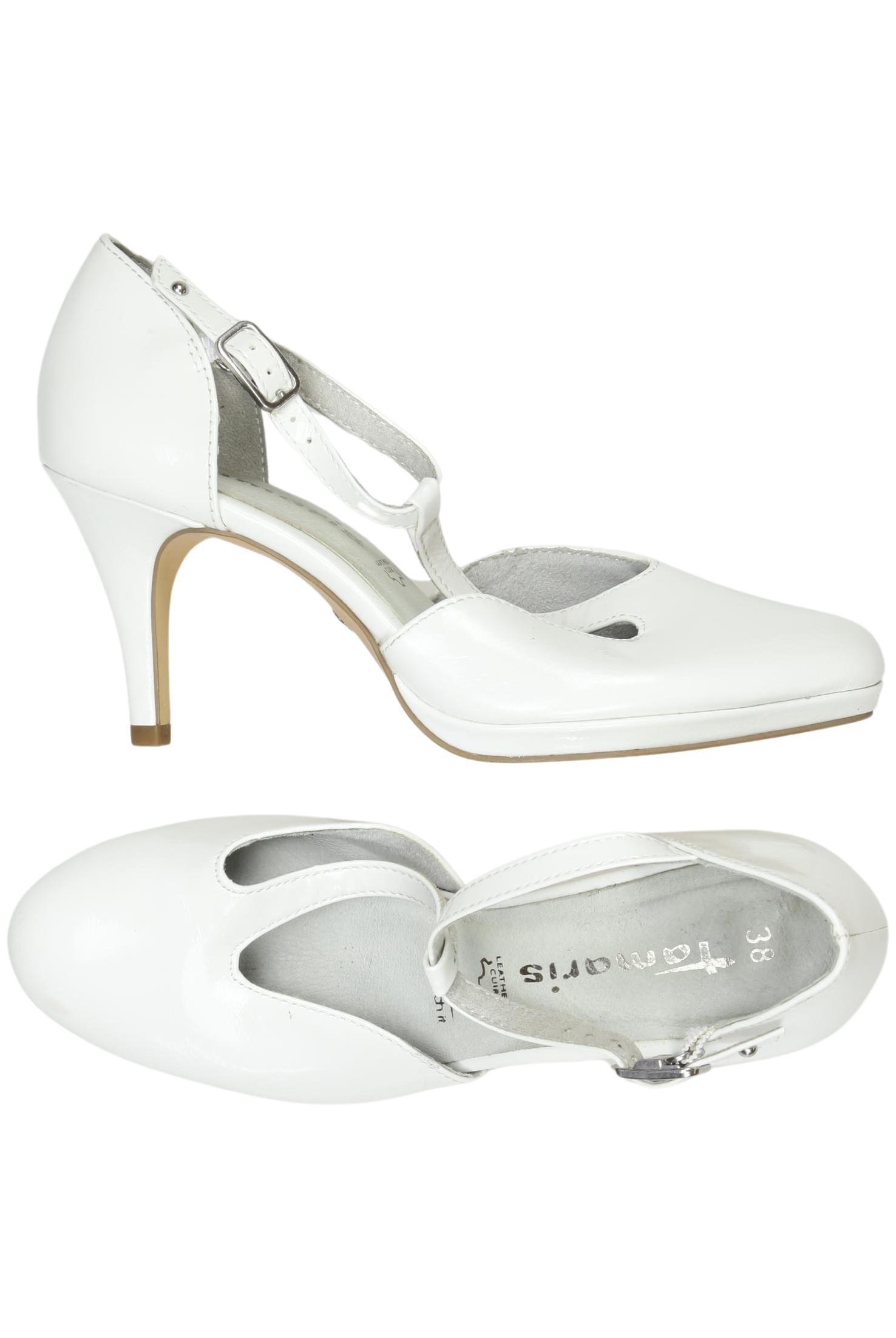 

Tamaris Damen Pumps, weiß, Gr. 38