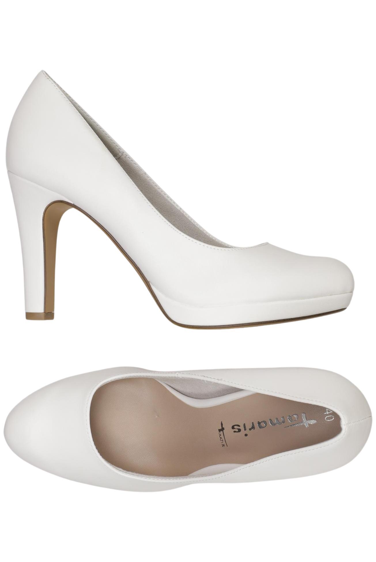 

Tamaris Damen Pumps, weiß, Gr. 40