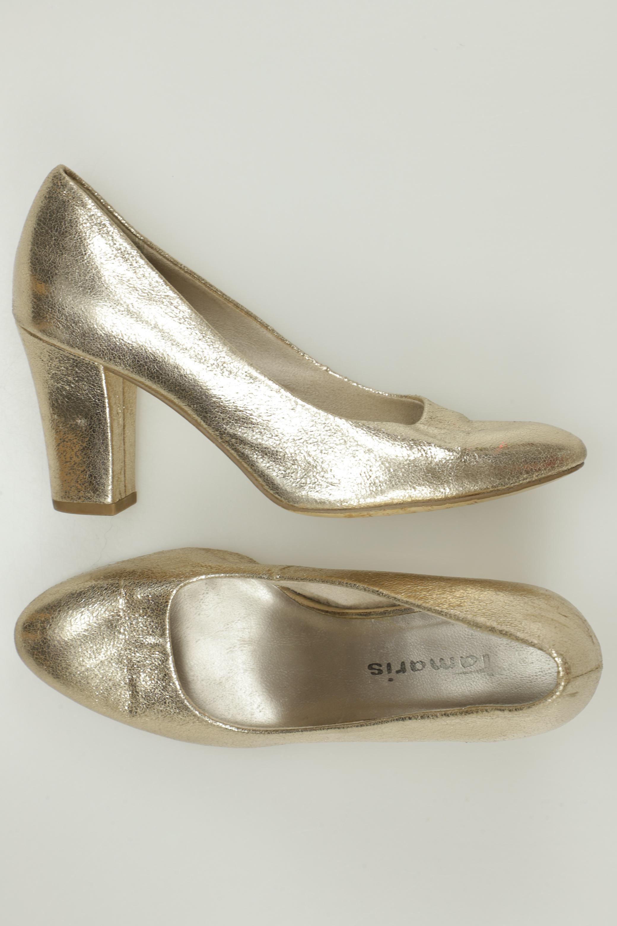 

Tamaris Damen Pumps, gold, Gr. 39