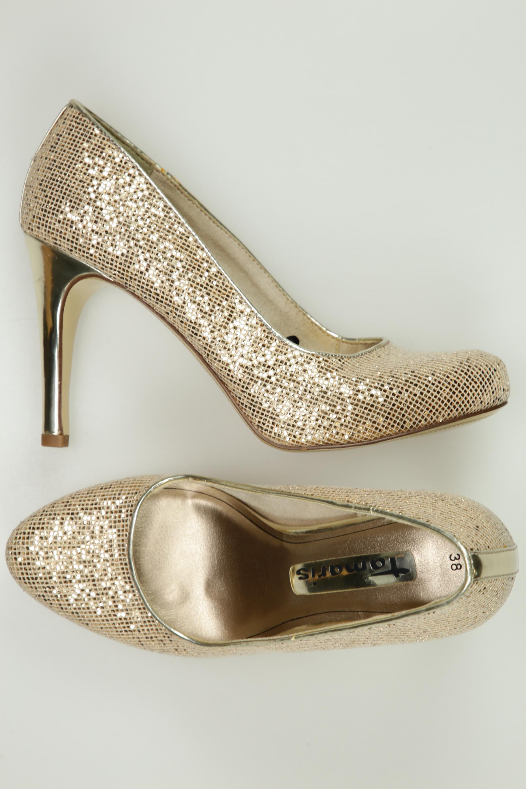 

Tamaris Damen Pumps, gold, Gr. 38