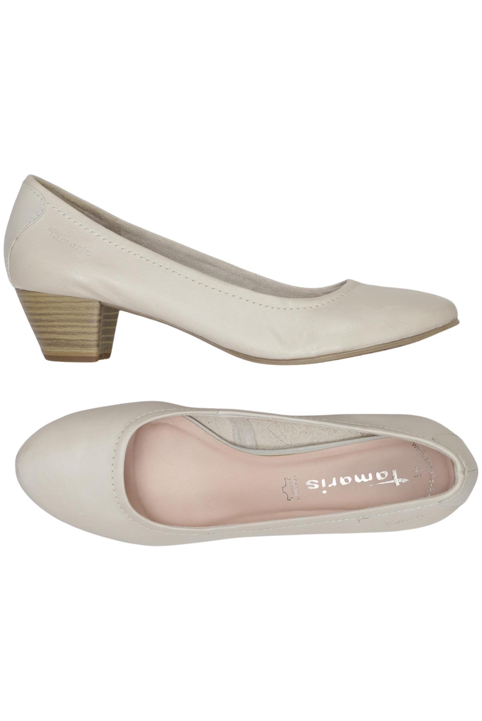

Tamaris Damen Pumps, cremeweiß, Gr. 41