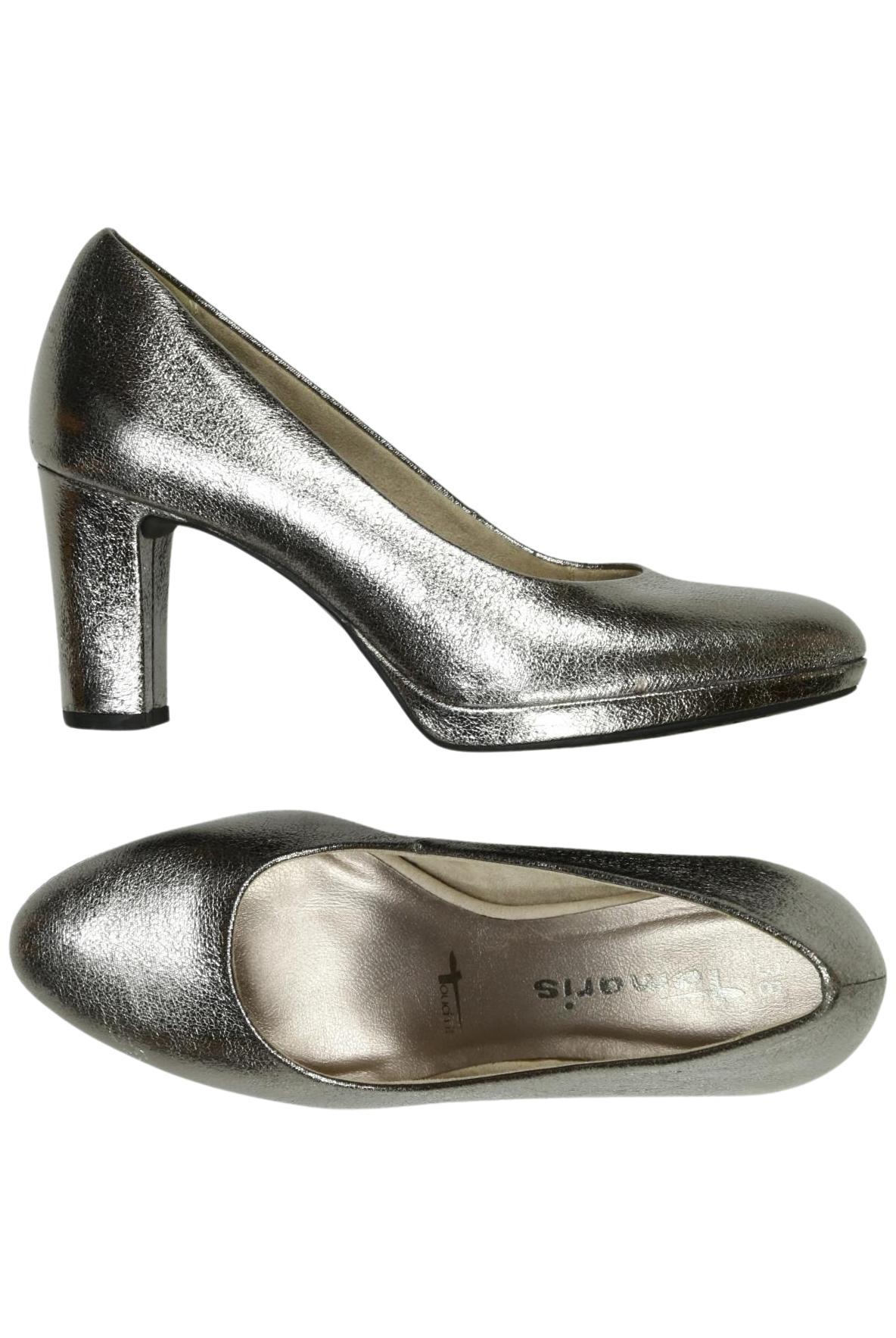 

Tamaris Damen Pumps, silber, Gr. 38