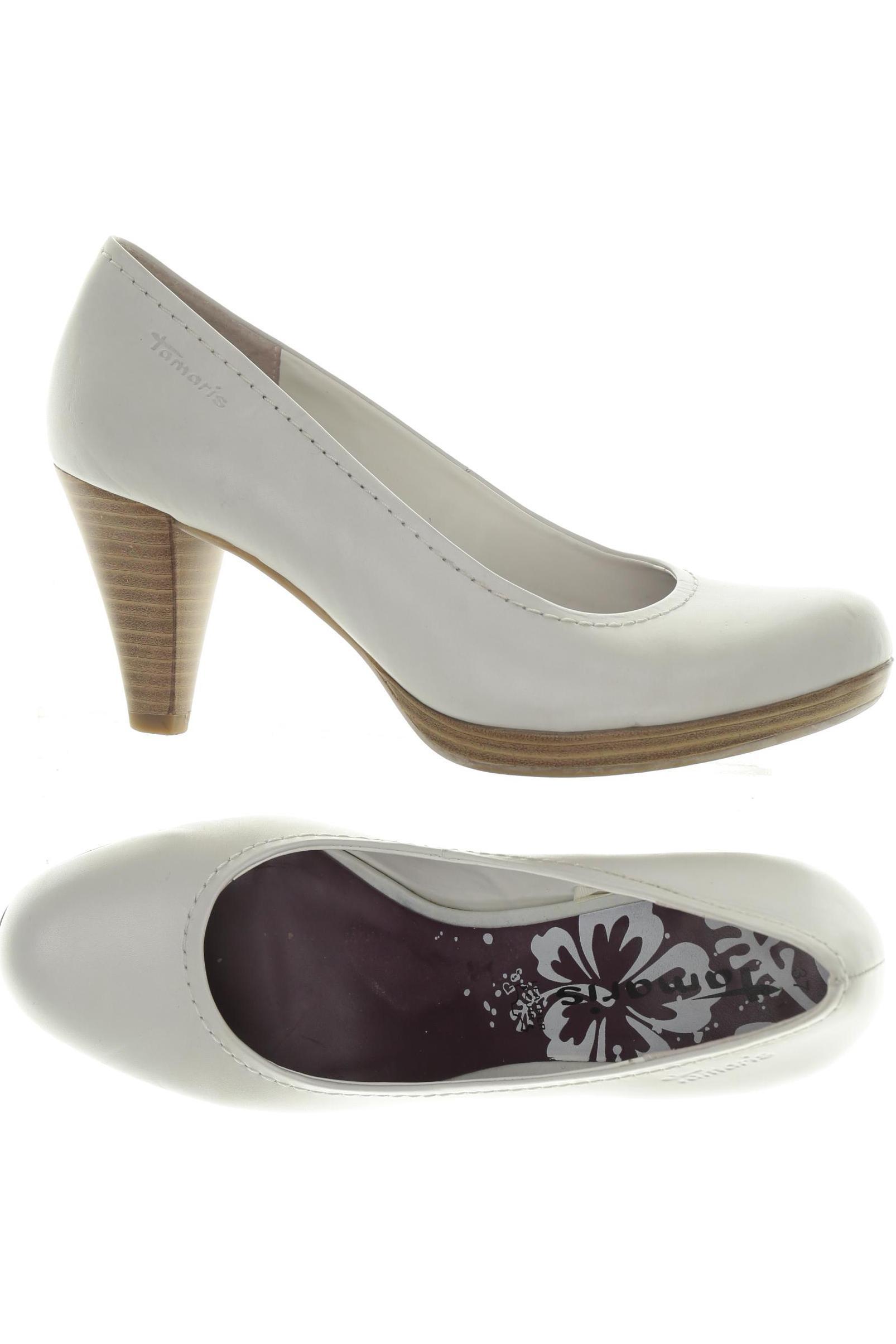 

Tamaris Damen Pumps, weiß, Gr. 37