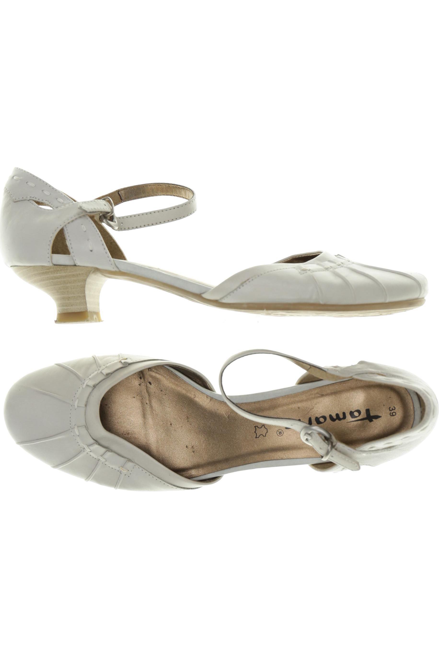 

Tamaris Damen Pumps, weiß, Gr. 39