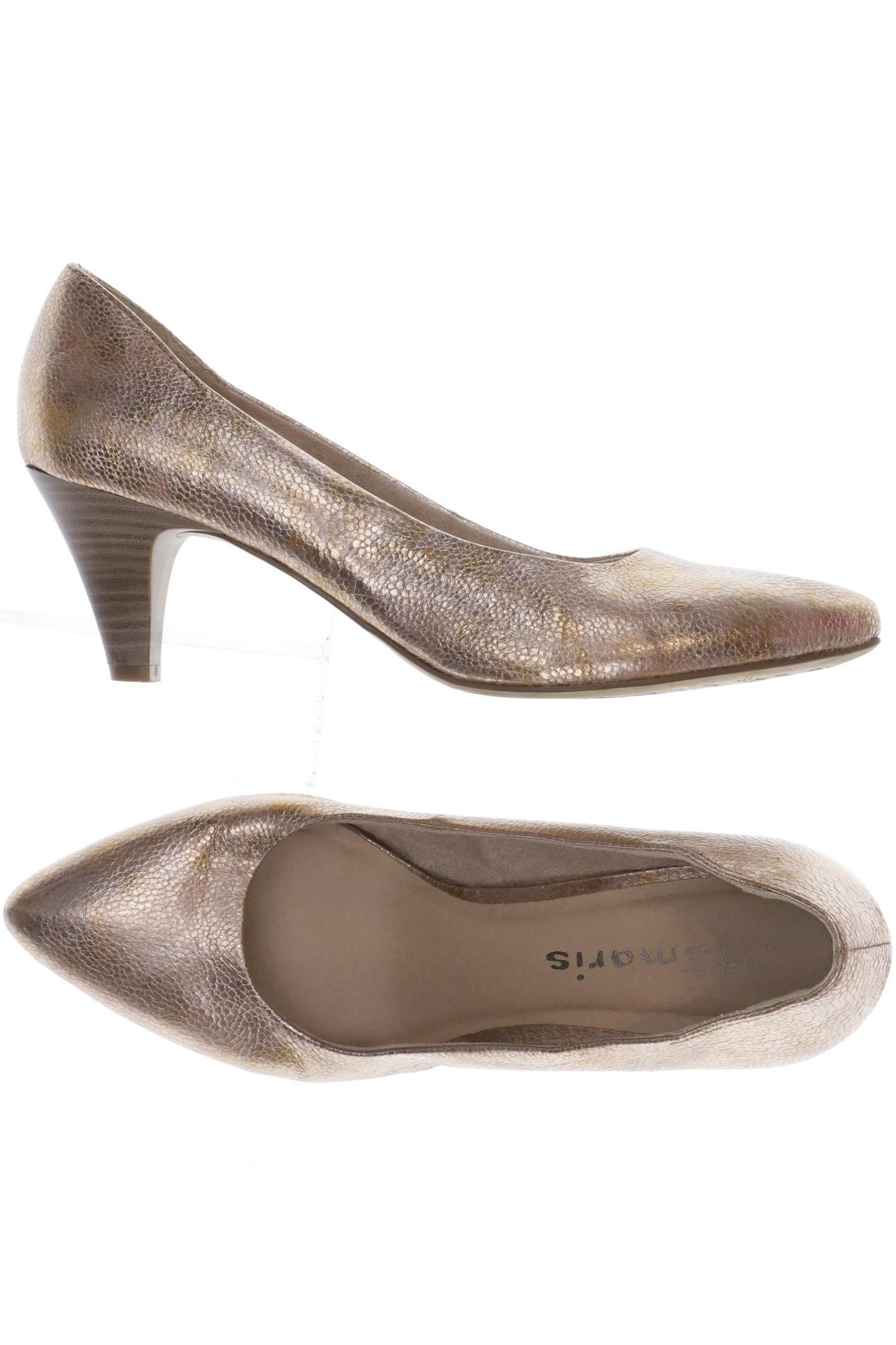 

Tamaris Damen Pumps, gold, Gr. 39