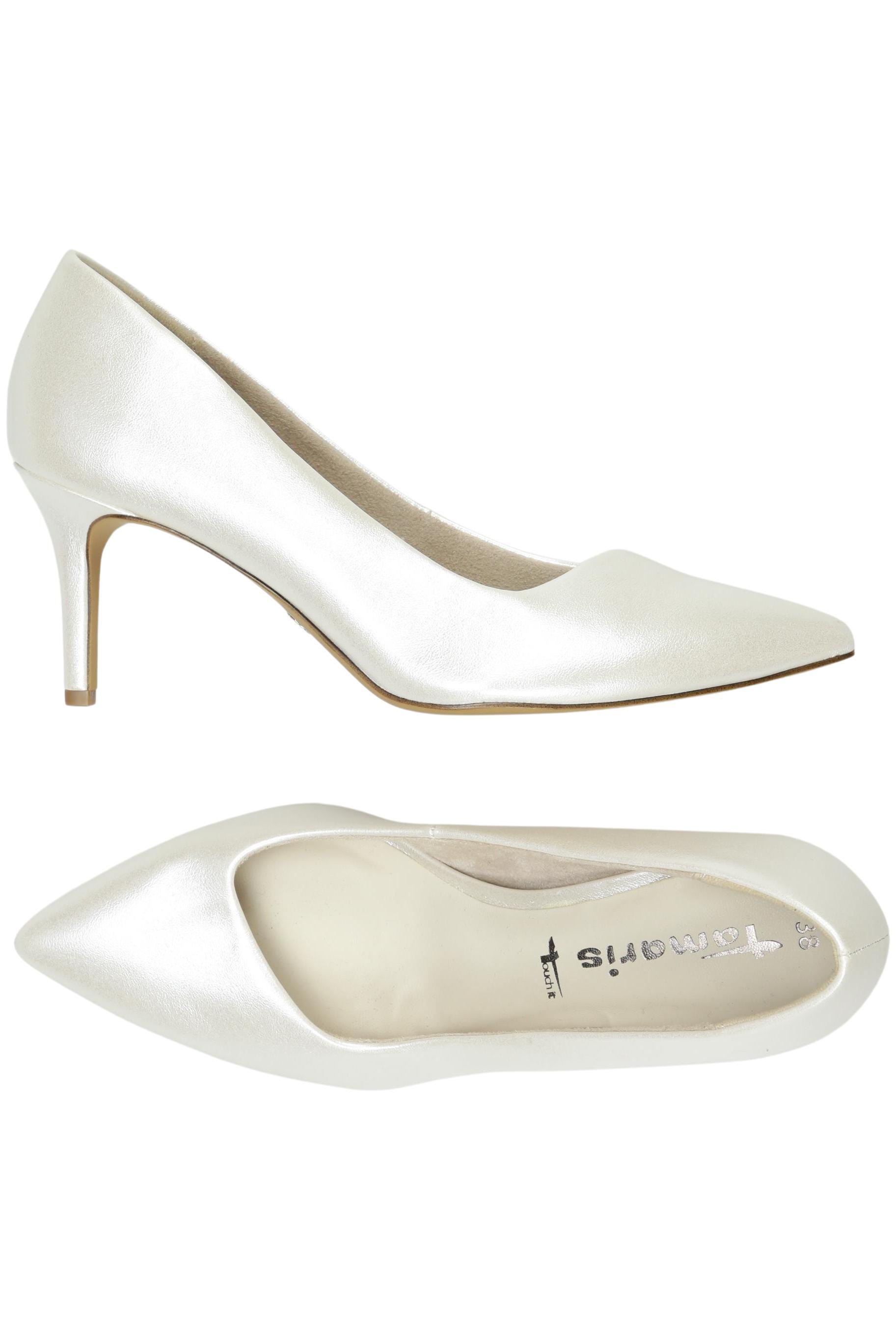 

Tamaris Damen Pumps, cremeweiß, Gr. 38