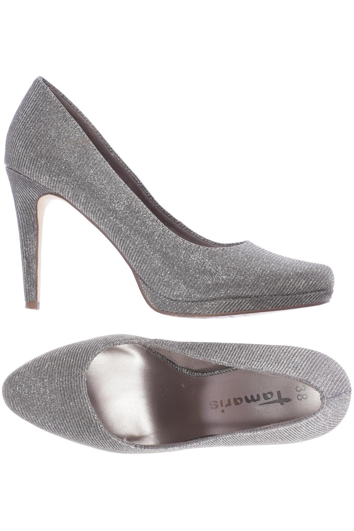 

Tamaris Damen Pumps, silber, Gr. 38