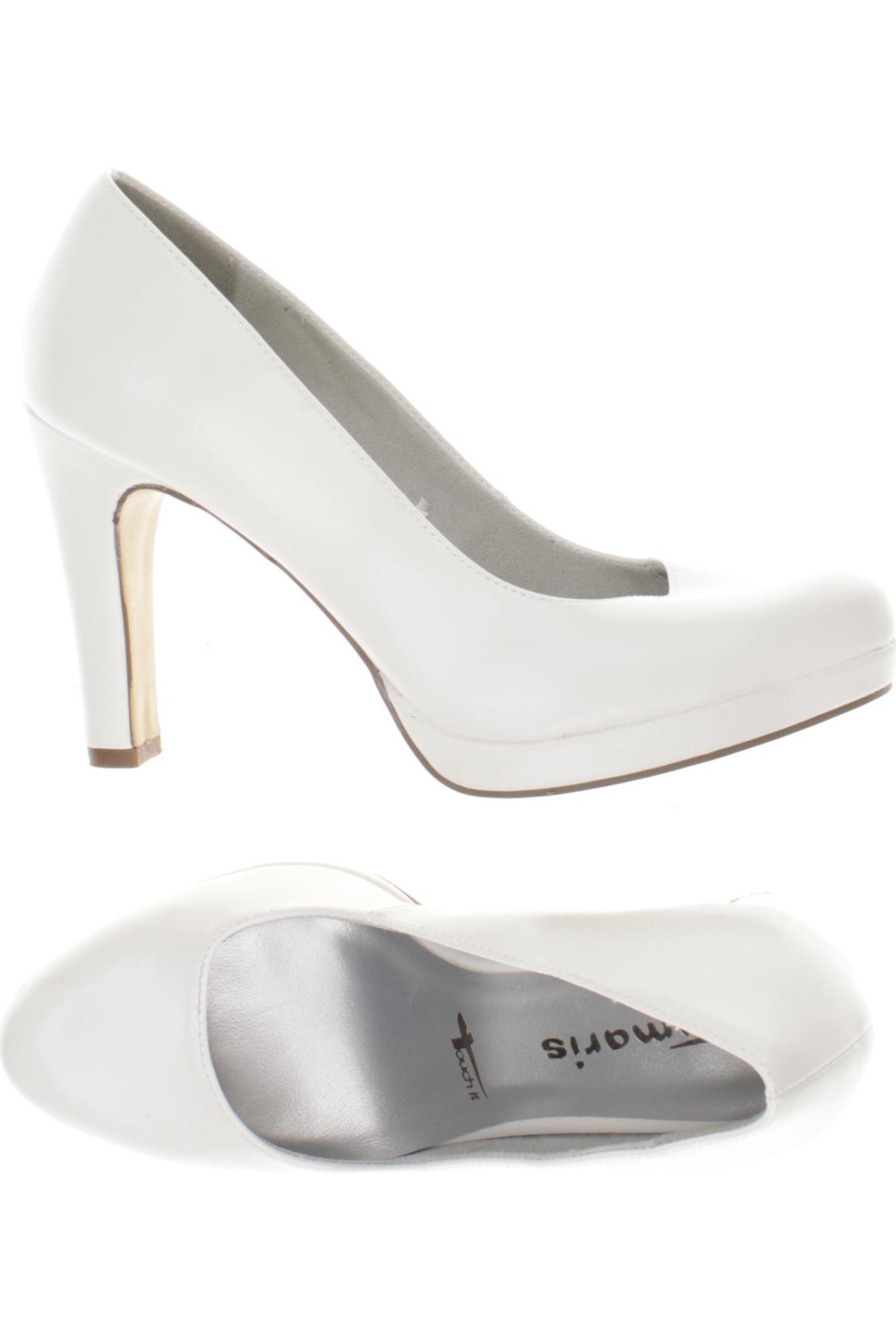 

Tamaris Damen Pumps, weiß, Gr. 38