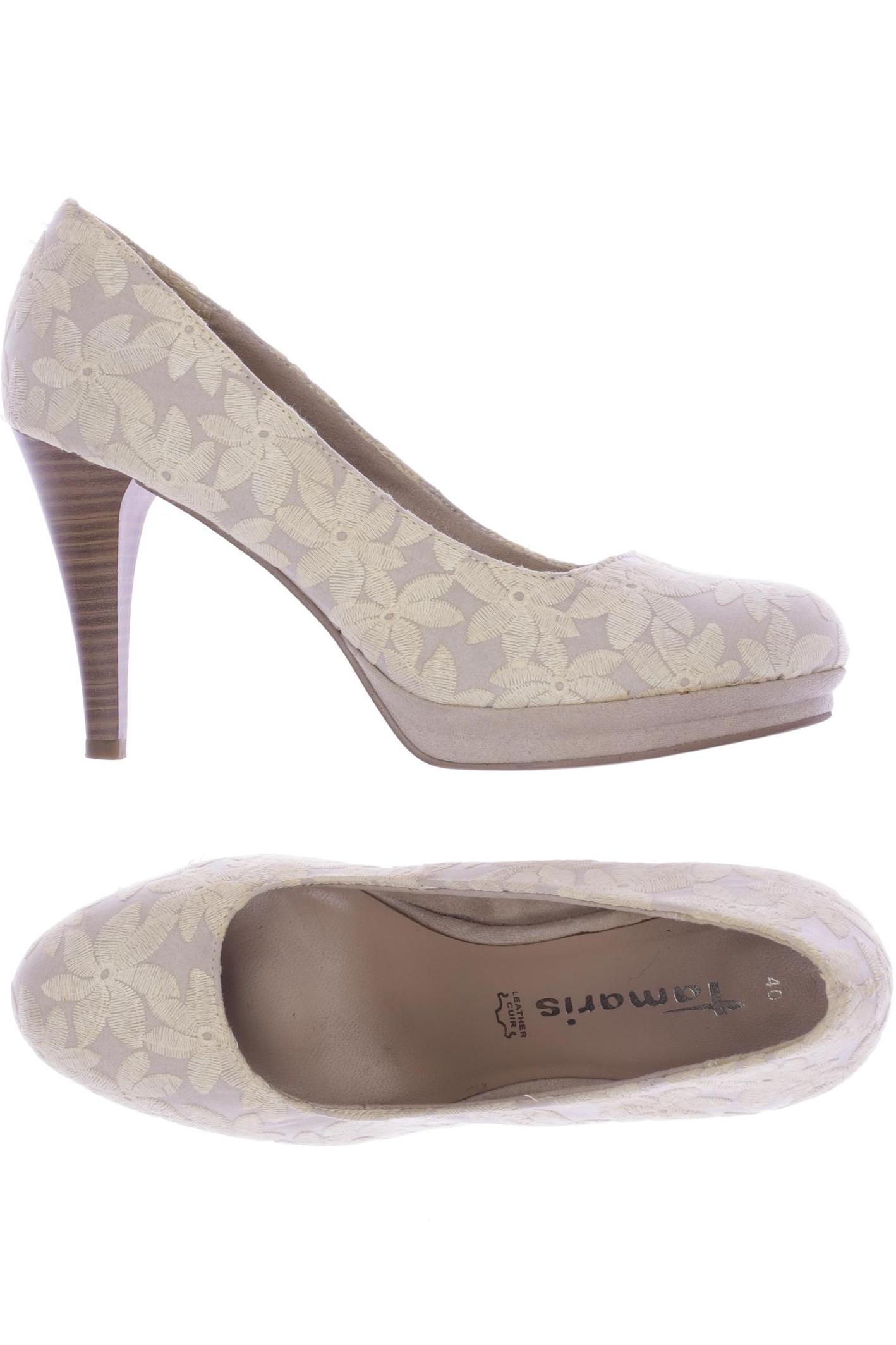 

Tamaris Damen Pumps, beige, Gr. 40