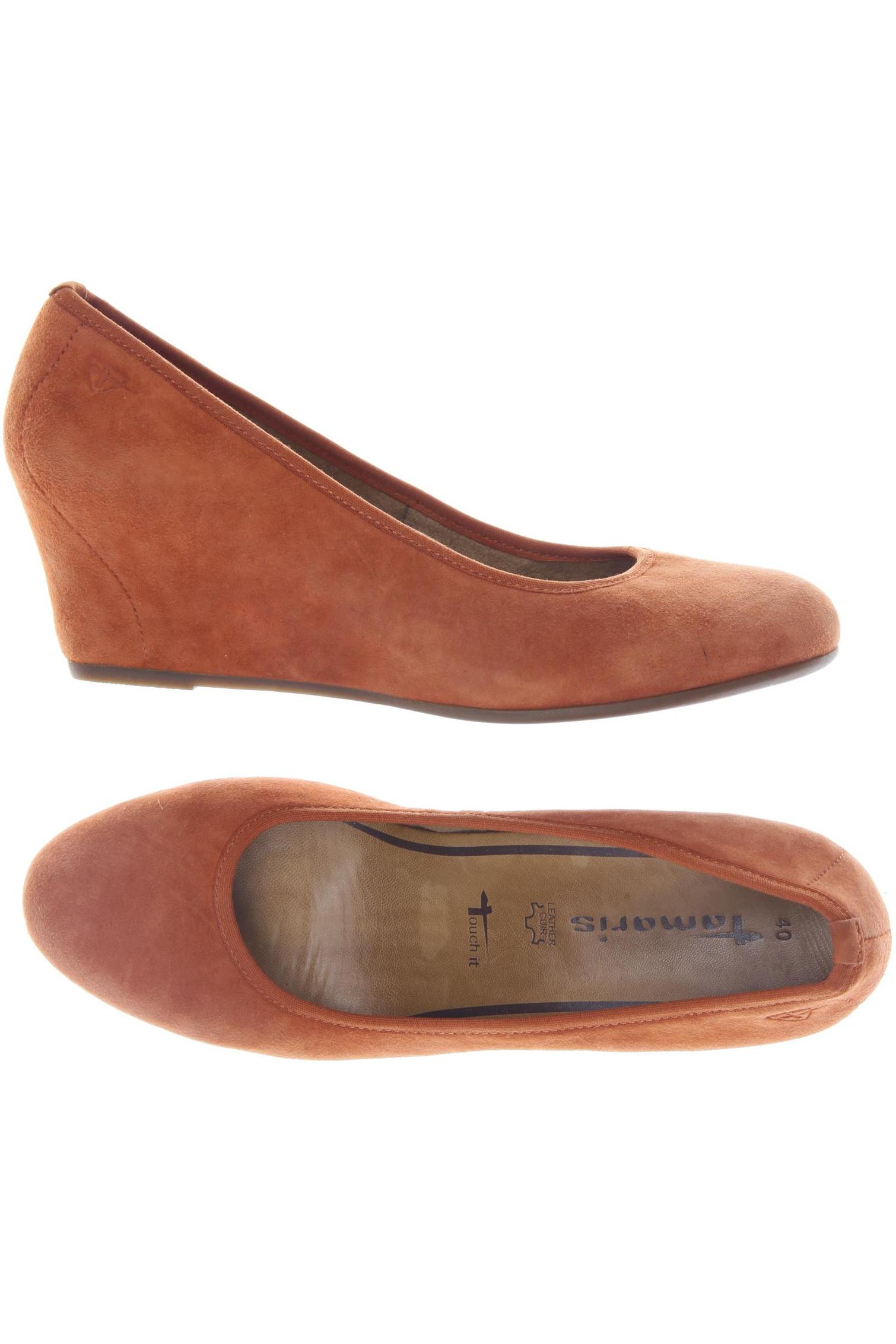

Tamaris Damen Pumps, orange, Gr. 40