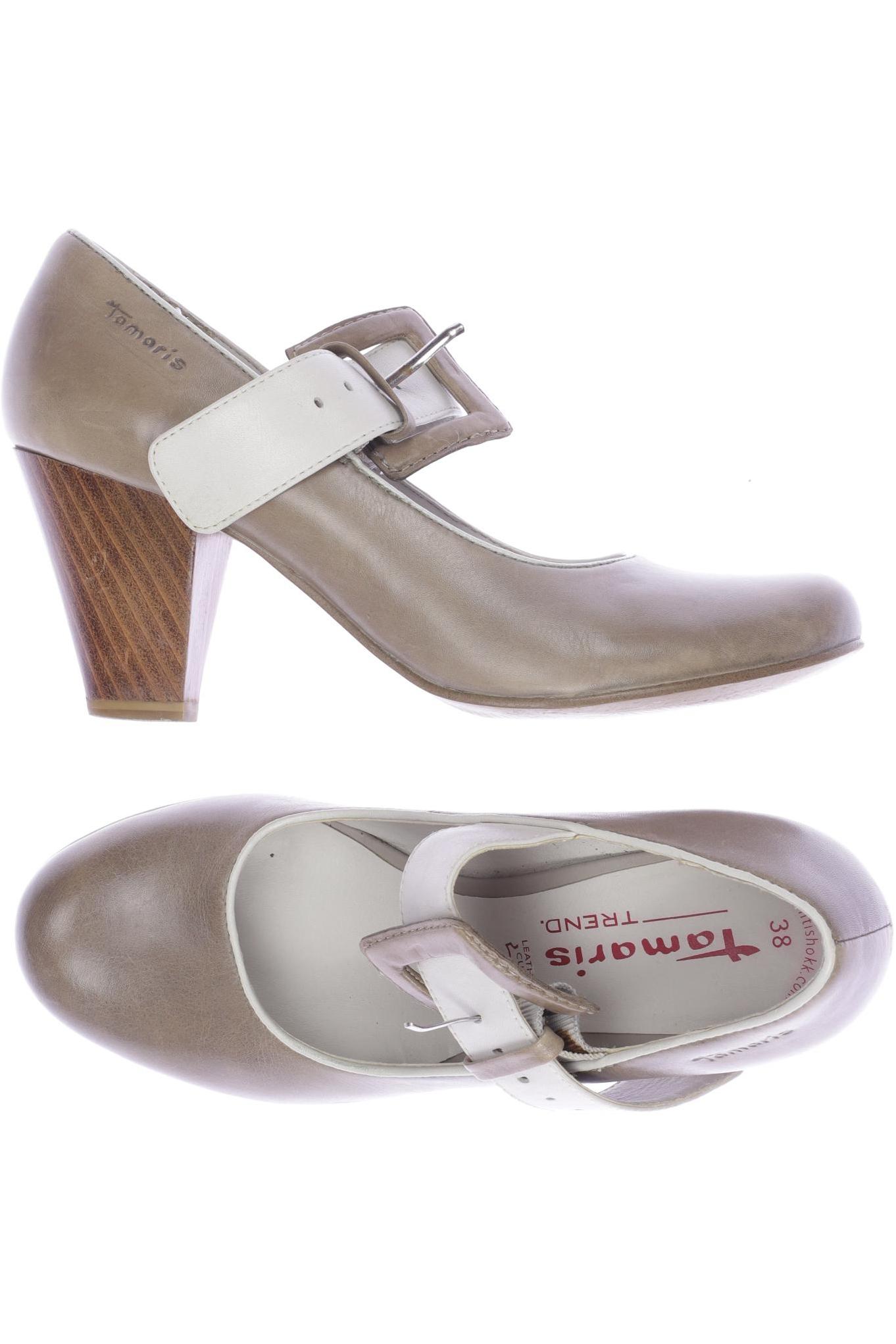 

Tamaris Damen Pumps, beige, Gr. 38