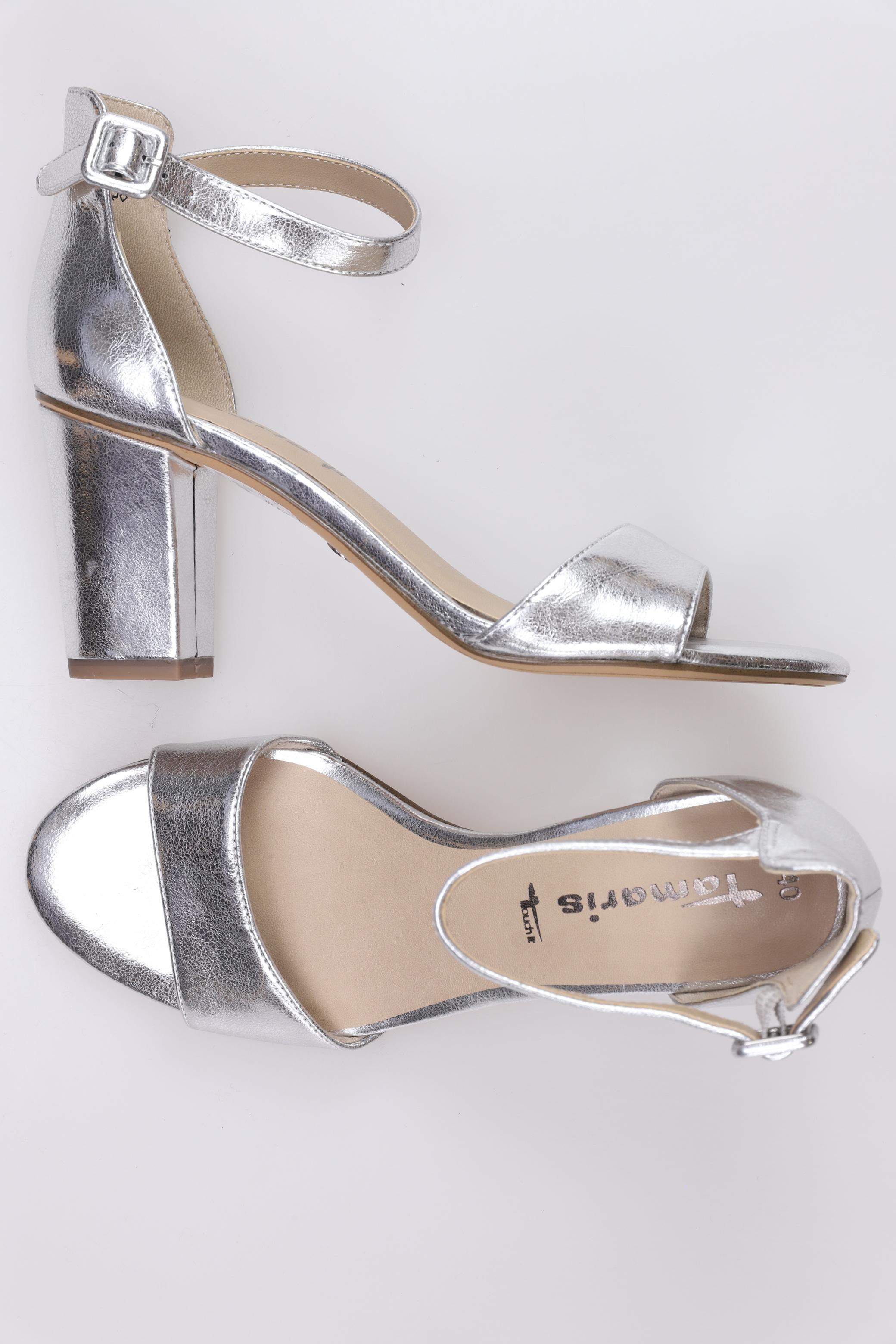 

Tamaris Damen Pumps, silber, Gr. 40