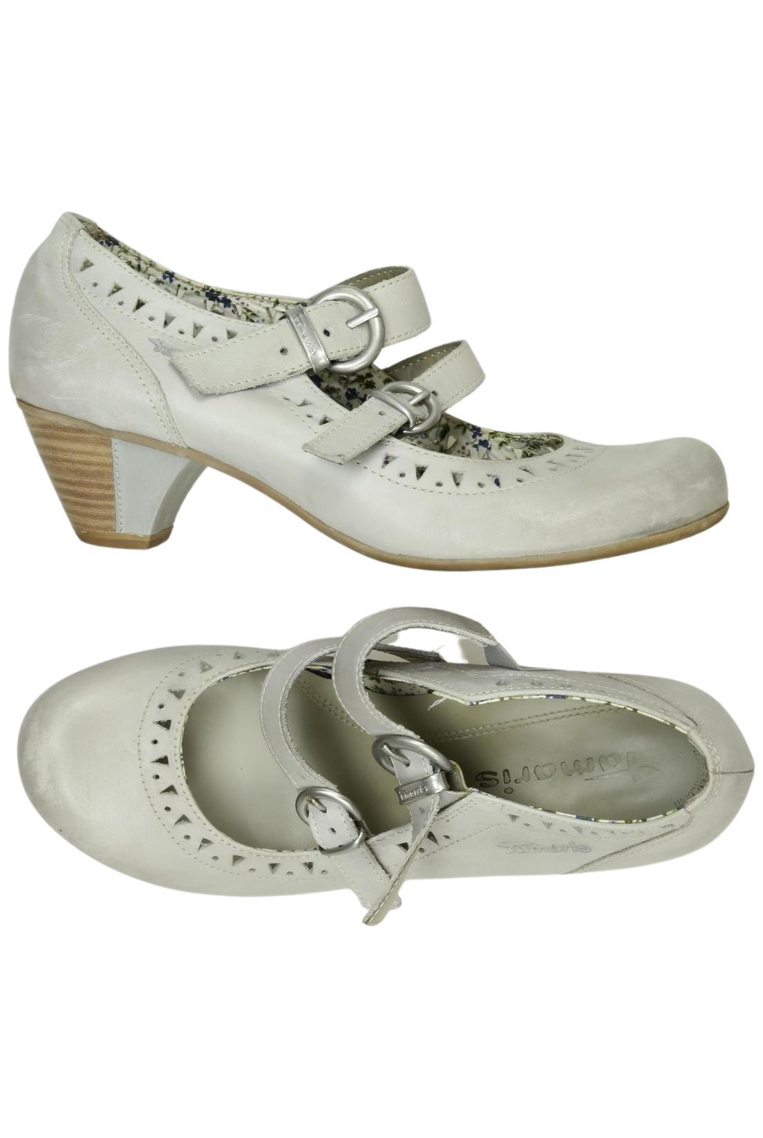 

Tamaris Damen Pumps, cremeweiß, Gr. 37