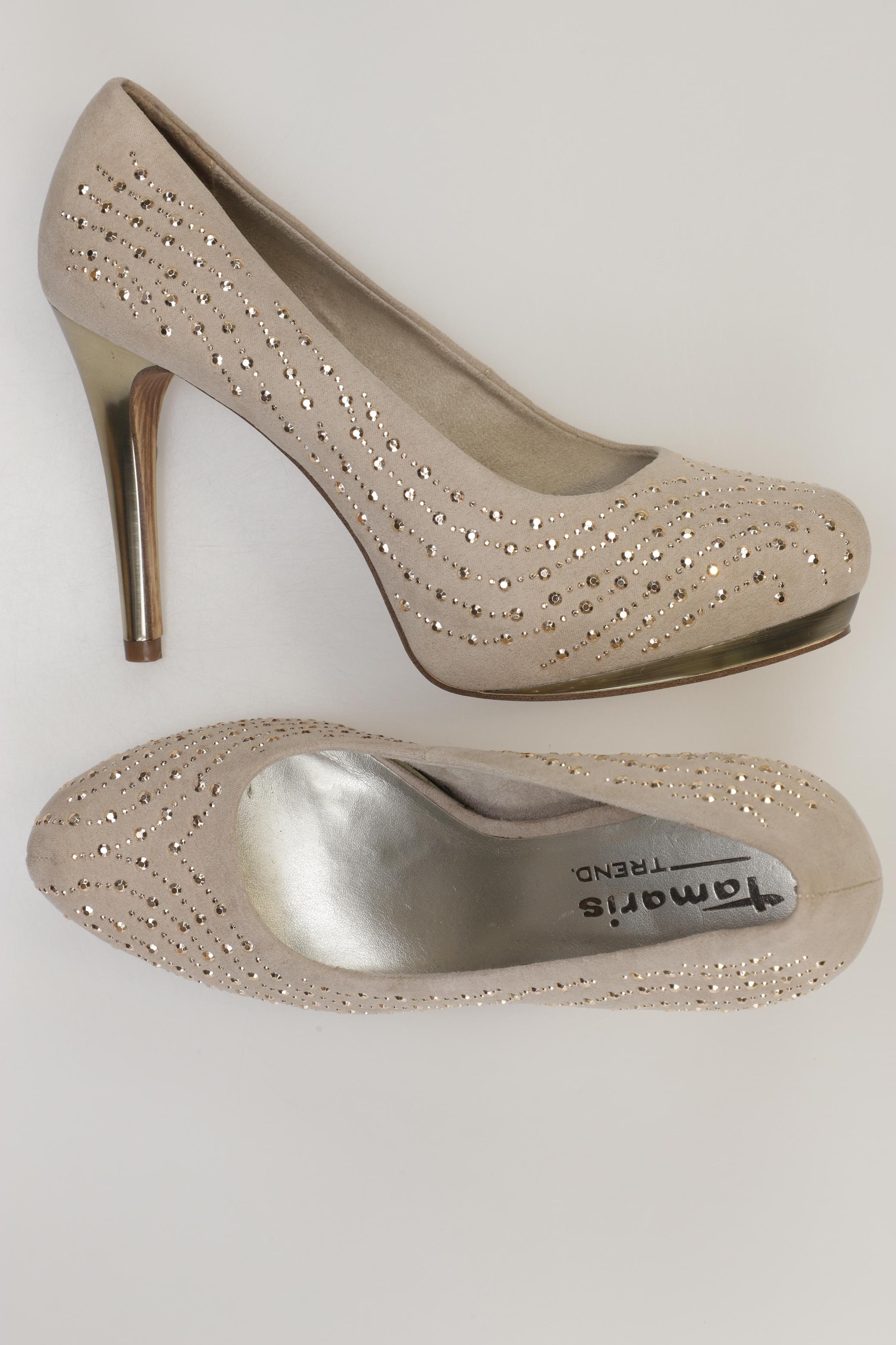 

Tamaris Damen Pumps, beige, Gr. 39