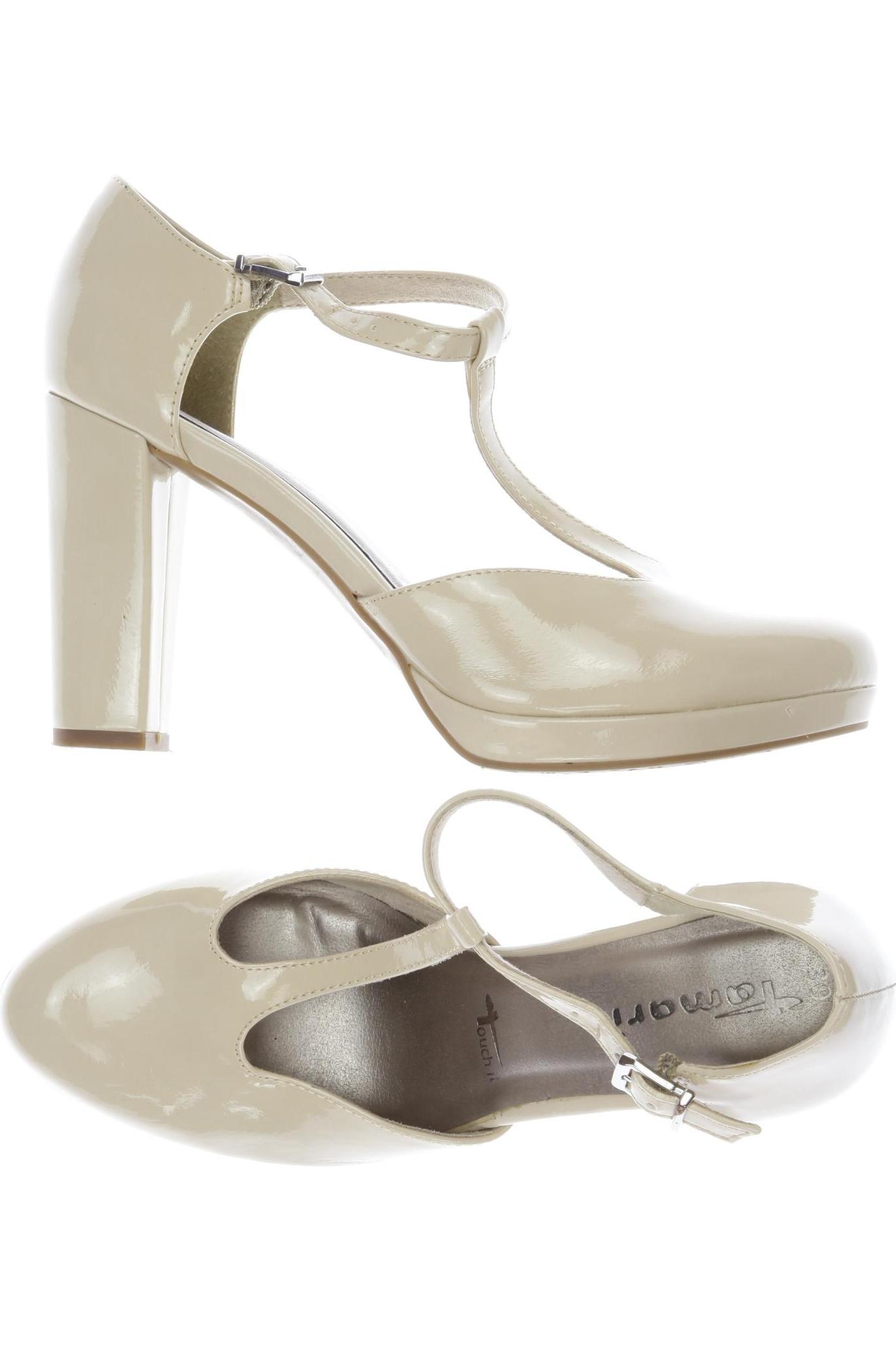 

Tamaris Damen Pumps, cremeweiß, Gr. 39
