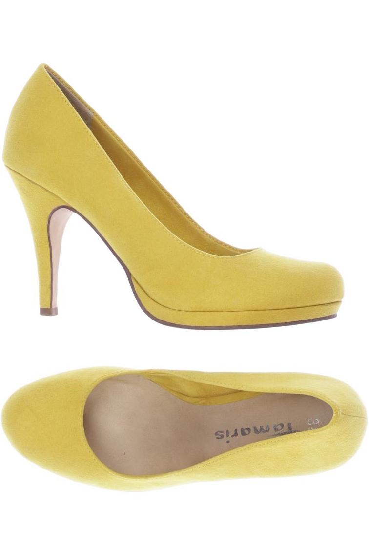 

Tamaris Damen Pumps, gelb, Gr. 38