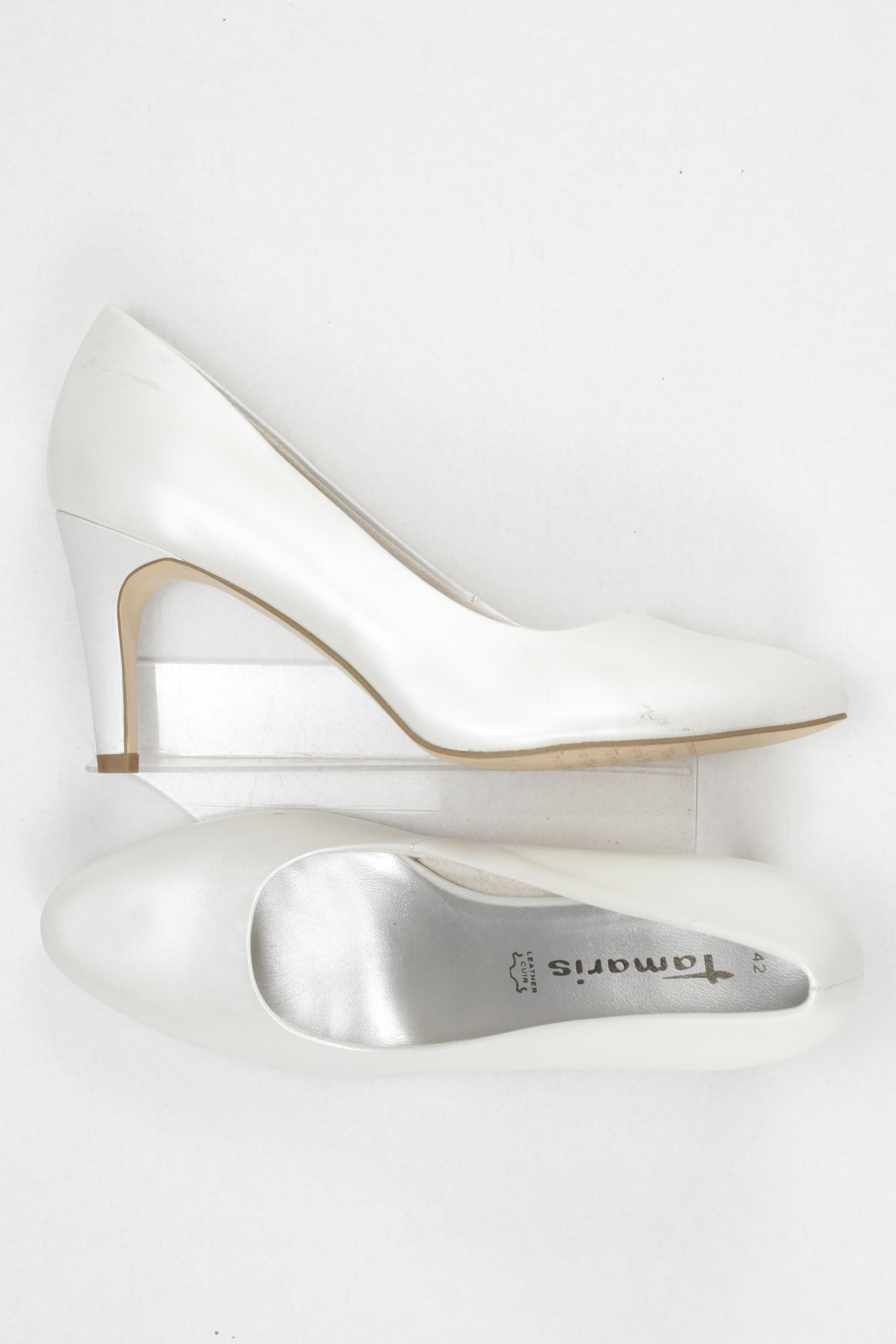 

Tamaris Damen Pumps, weiß, Gr. 42