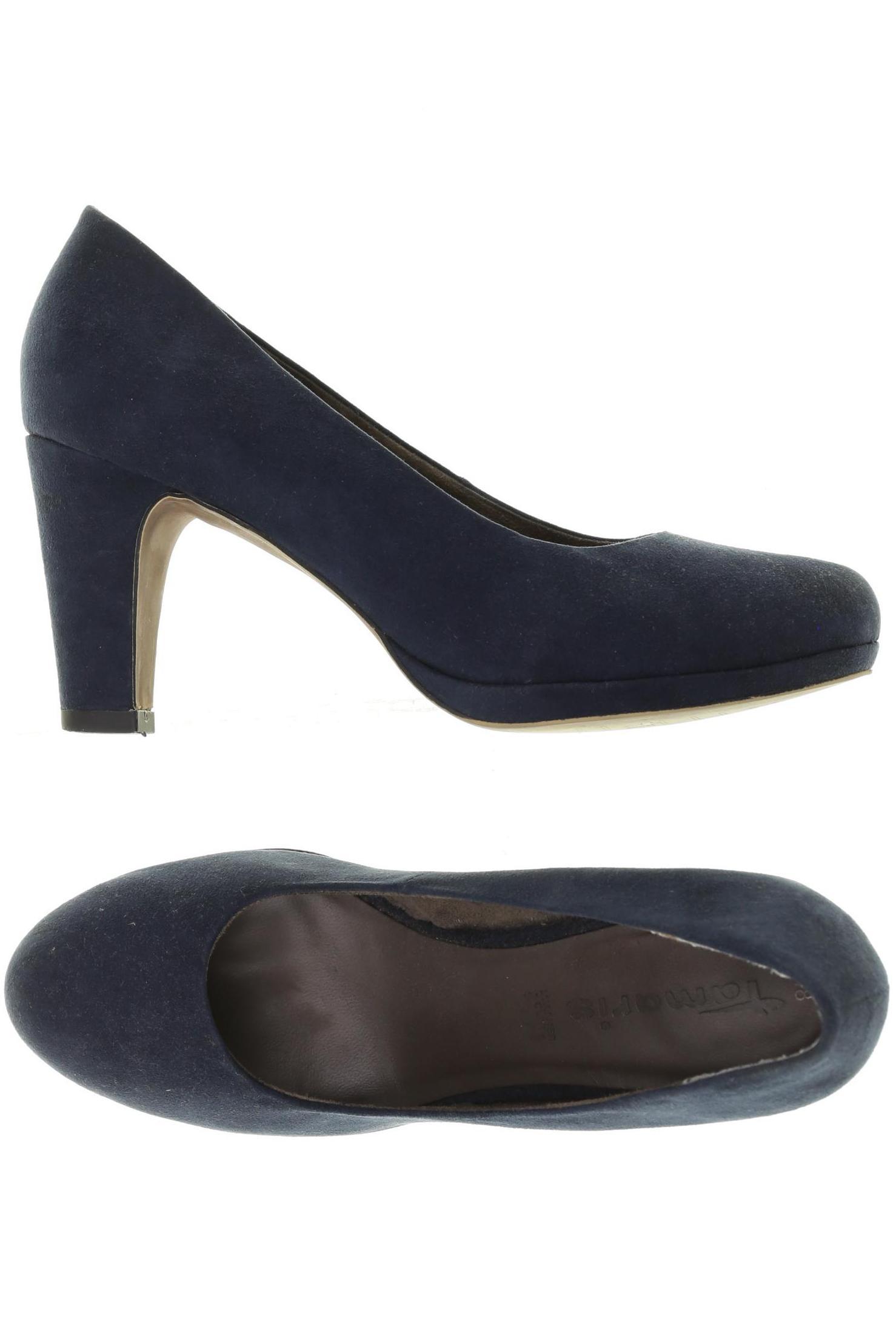 

Tamaris Damen Pumps, blau, Gr. 38